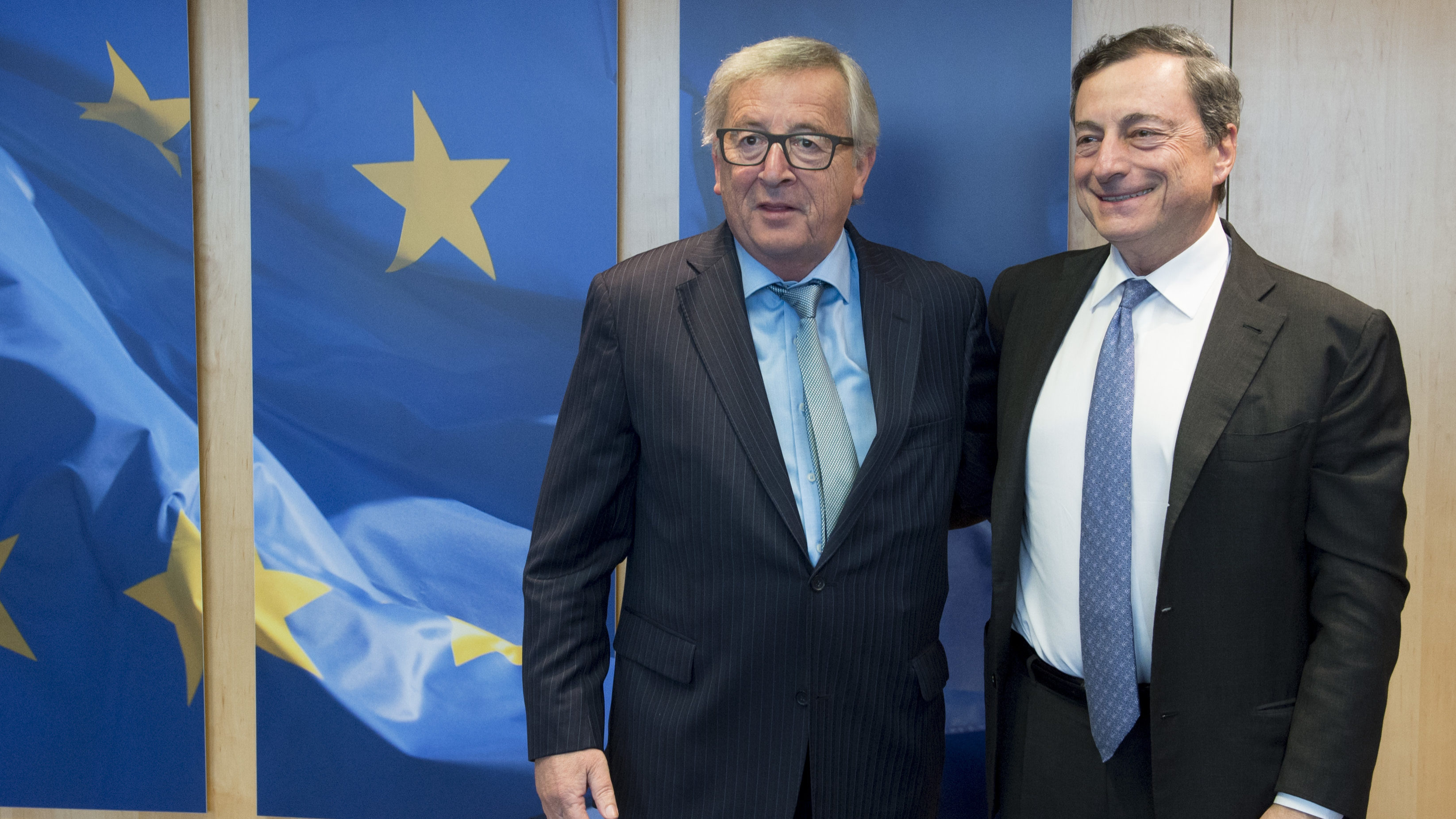 Jean-Claude Juncker e Mario Draghi