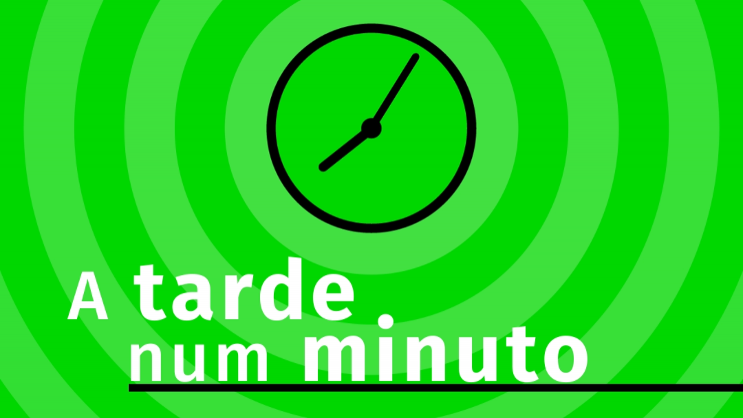 A tarde num minuto