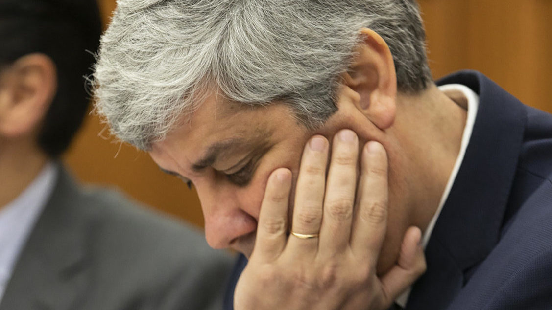 O ministro das Finanças Mário Centeno em audição sobre a gestão da CGD - 30JAN19