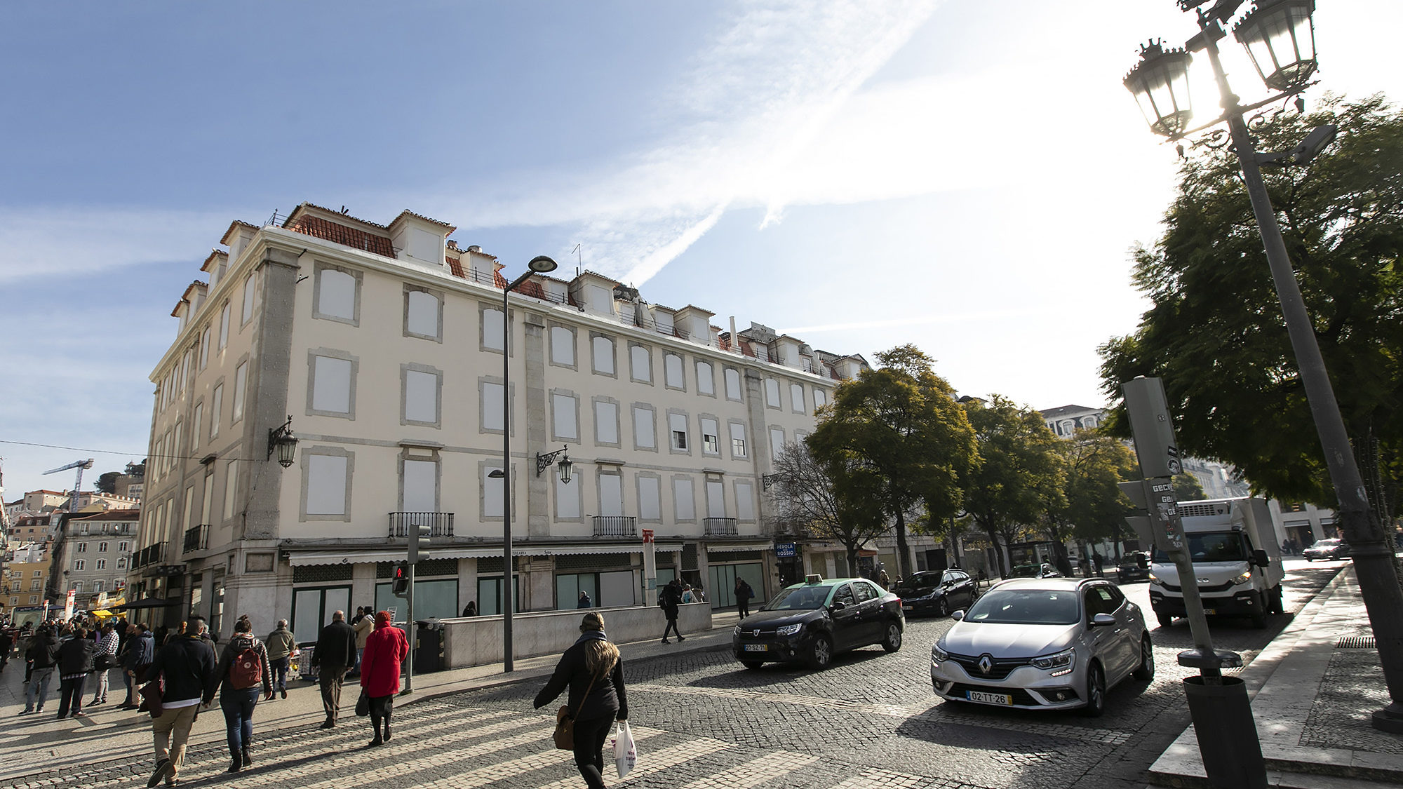 Edifício da antiga Pastelaria Suíça, no Rossio