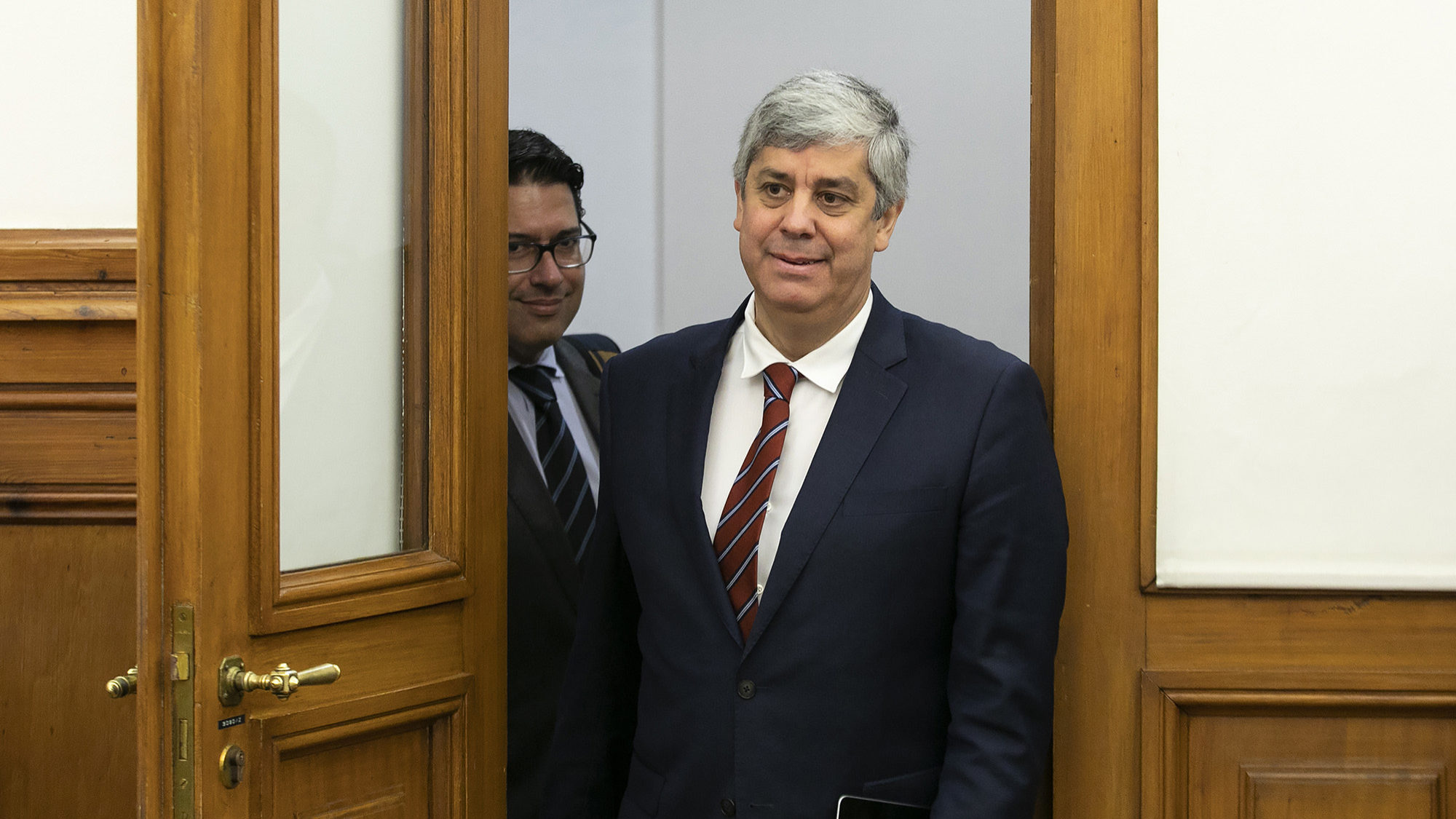 O ministro das Finanças Mário Centeno em audição sobre a gestão da CGD - 30JAN19