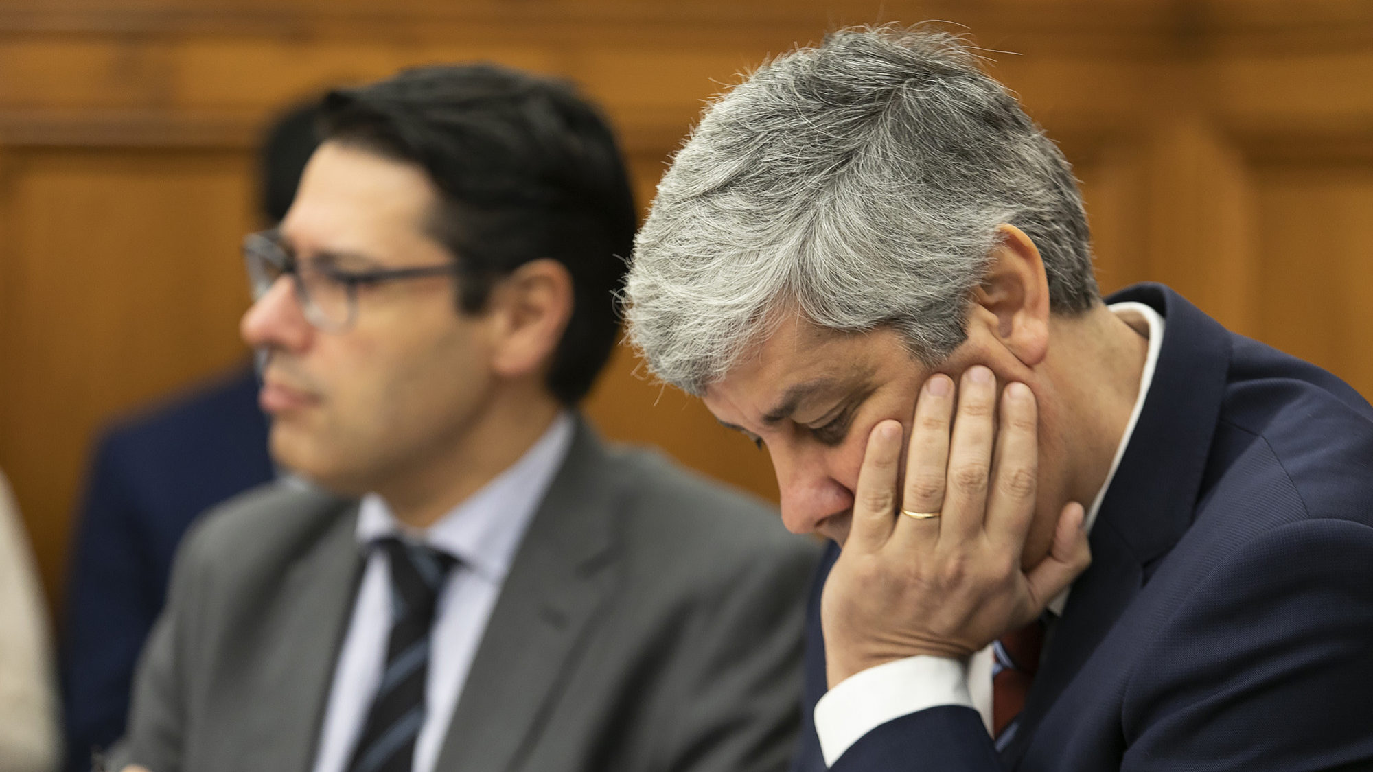 O ministro das Finanças Mário Centeno em audição sobre a gestão da CGD - 30JAN19