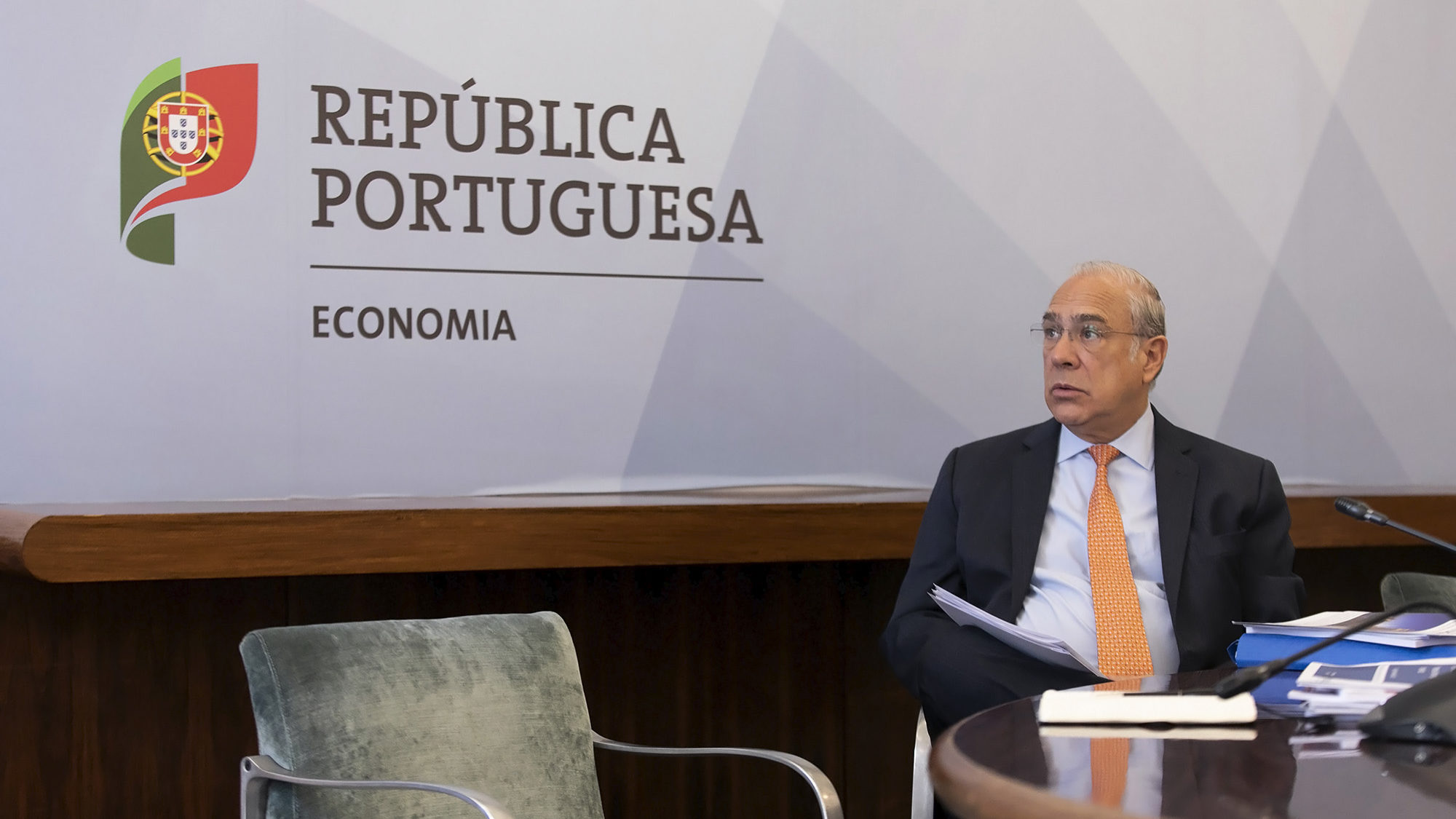 Angel Gurría, secretário-geral da Organização para a Cooperação e Desenvolvimento Económico (OCDE), apresenta o "Economic Survey of Portugal - 2019" - 18FEV19