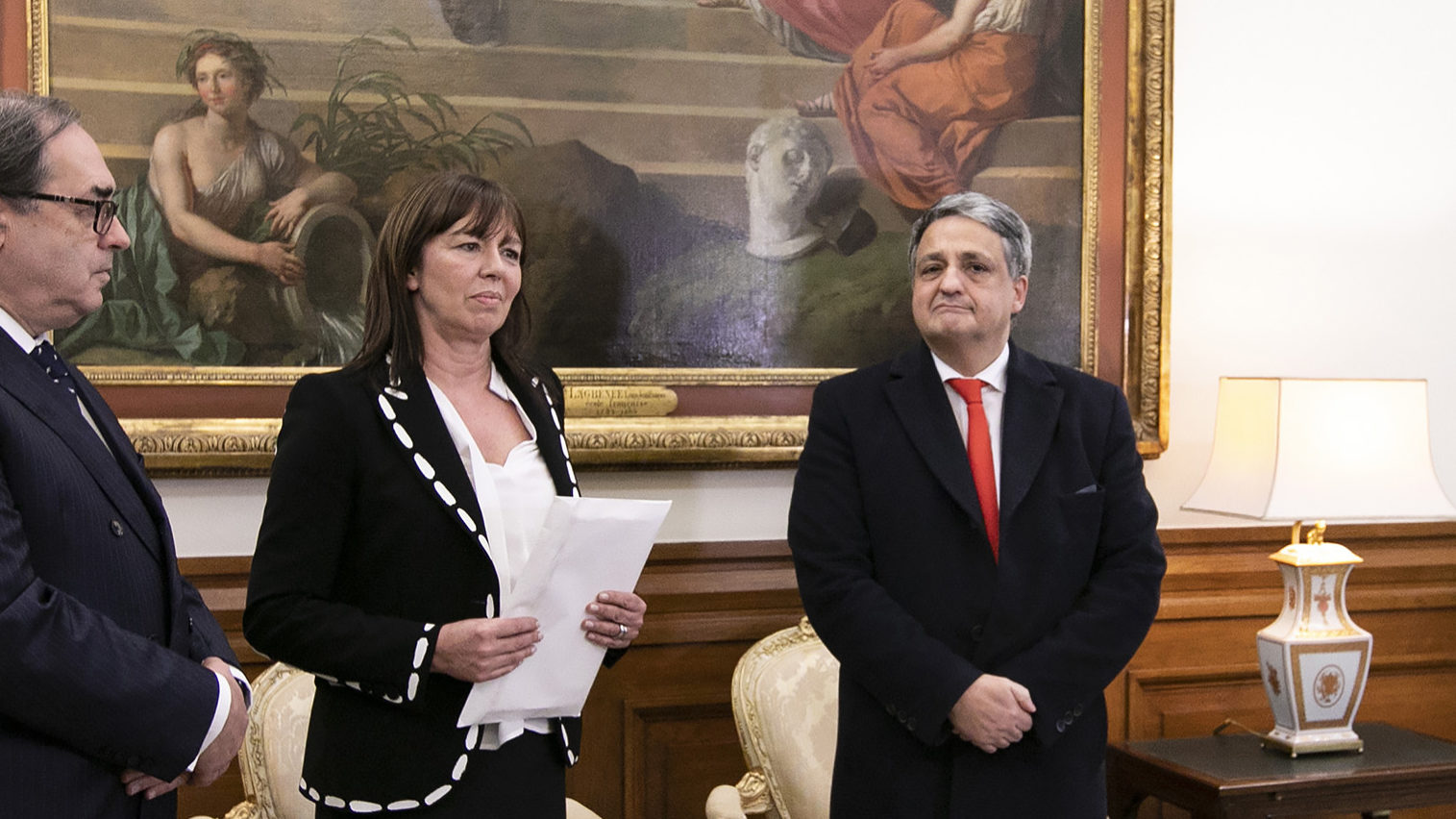 Paulo Macedo entrega na Assembleia o relatório da EY sobre a CGD - 01FEV19