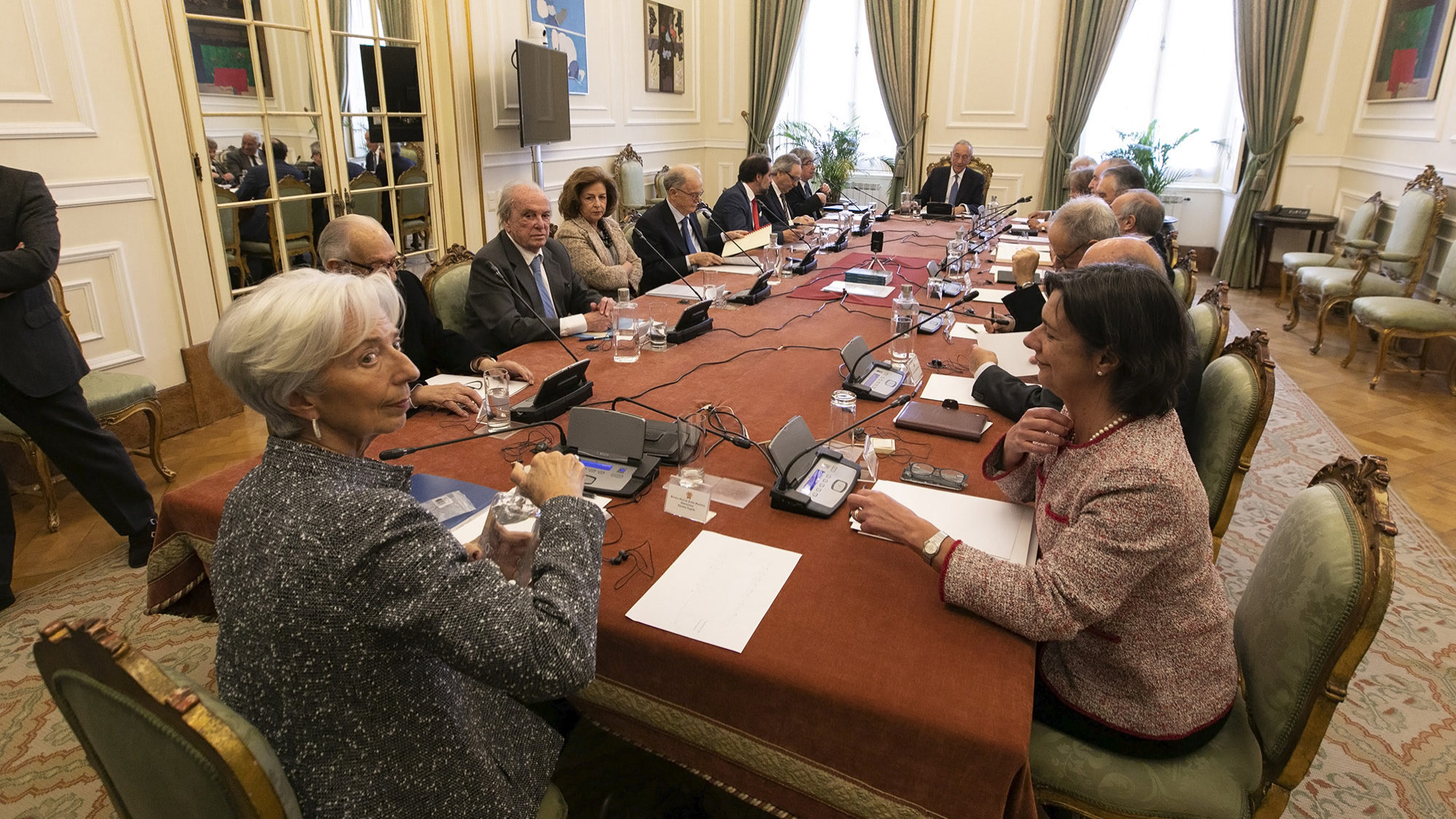 Reunião do Conselho de Estado com a participação de Christine Lagarde - 01MAR19