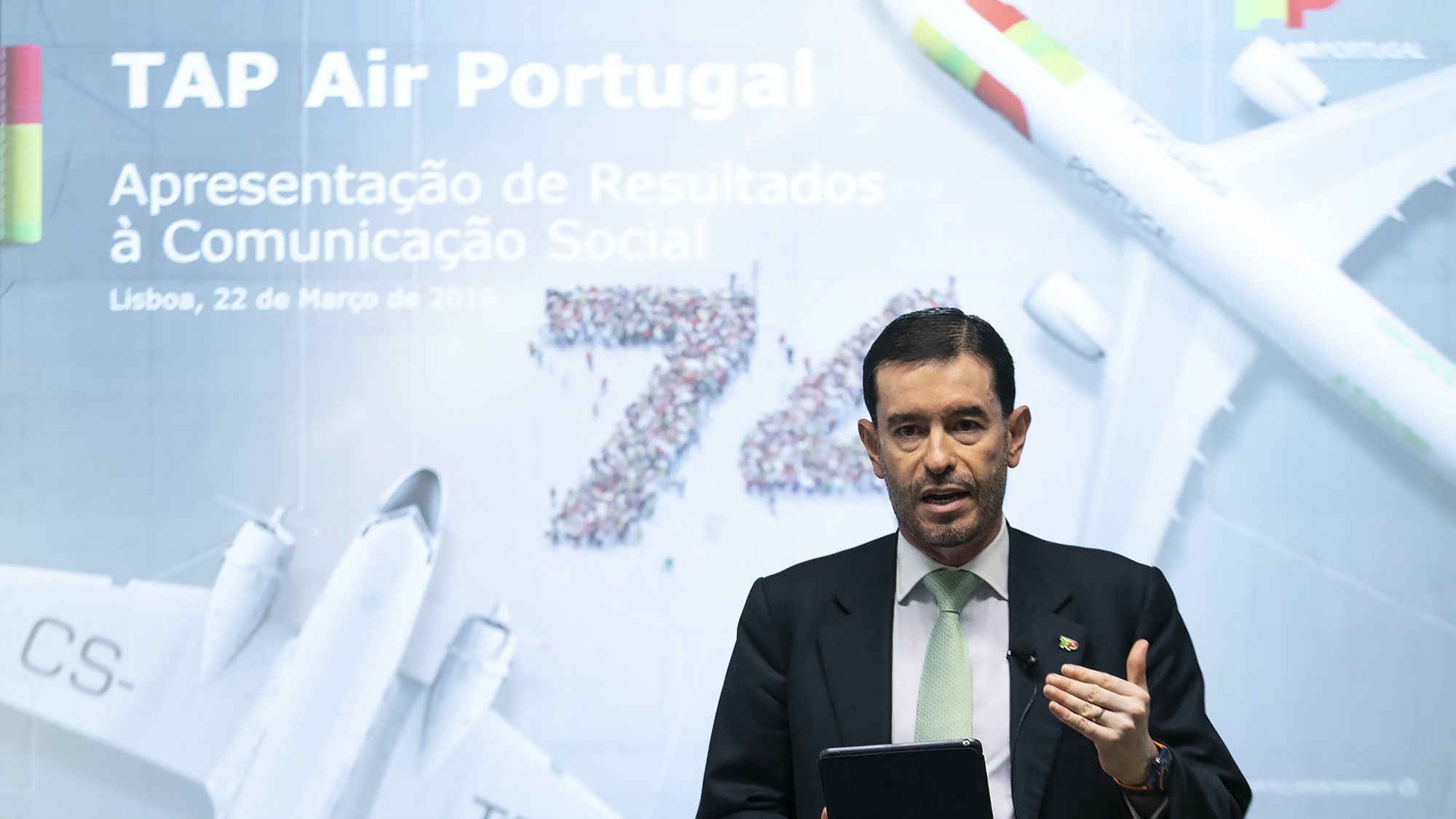 Apresentação dos resultados anuais de 2018 da TAP - 22MAR19