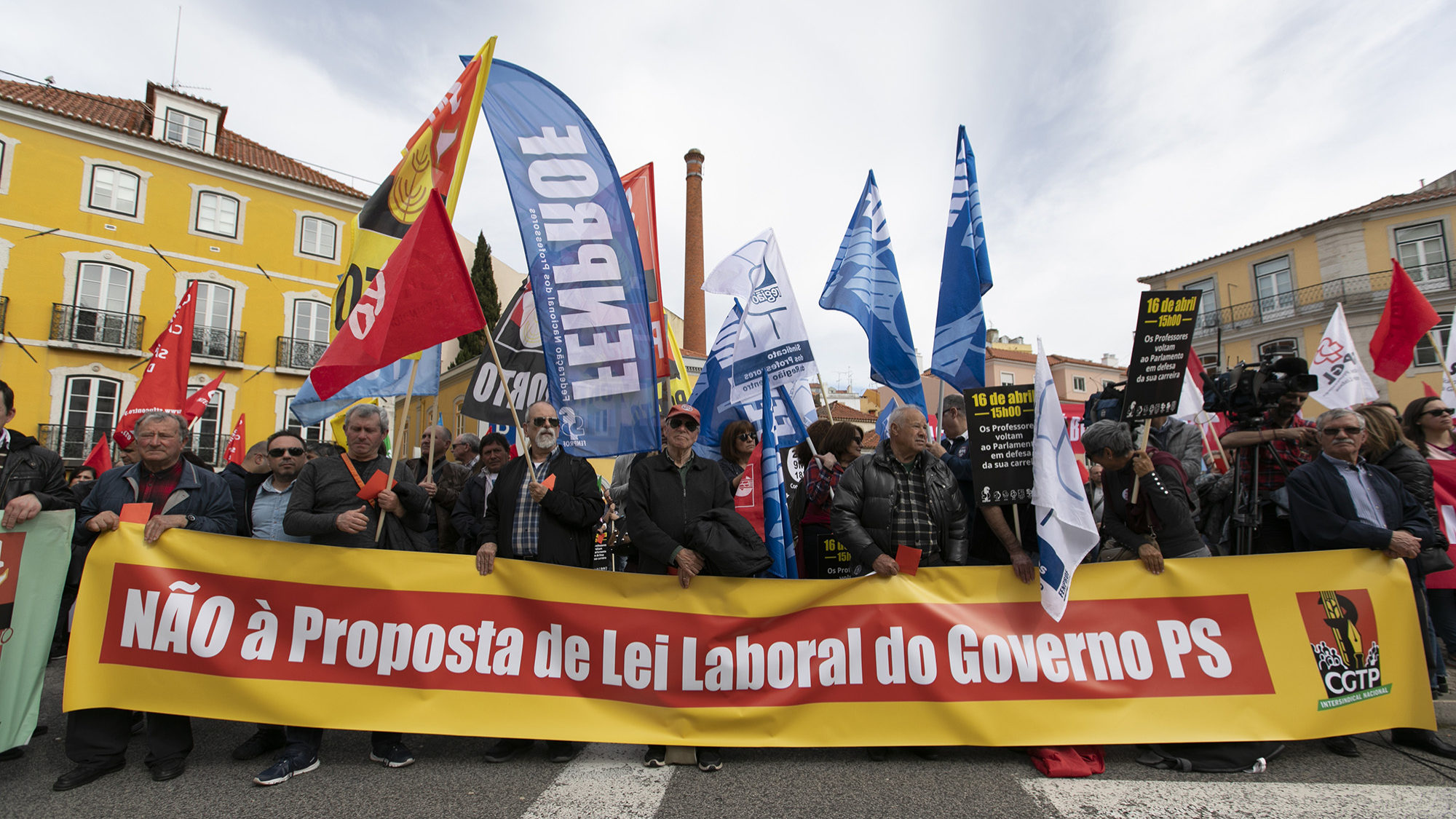 Manifestação nacional da CGTP contra a proposta de lei laboral do Governo - 11ABR19
