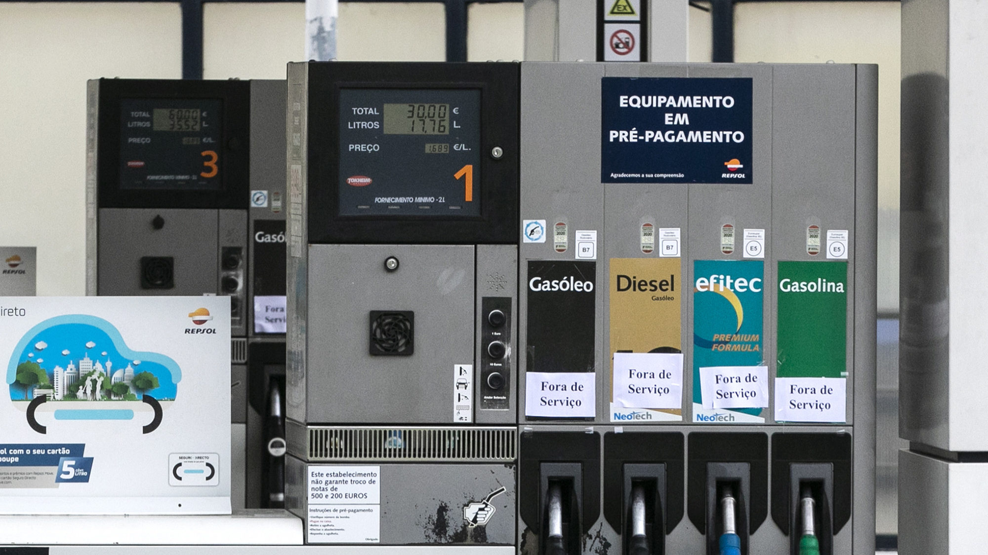Posto de combustível fora de serviço - 17ABR19
