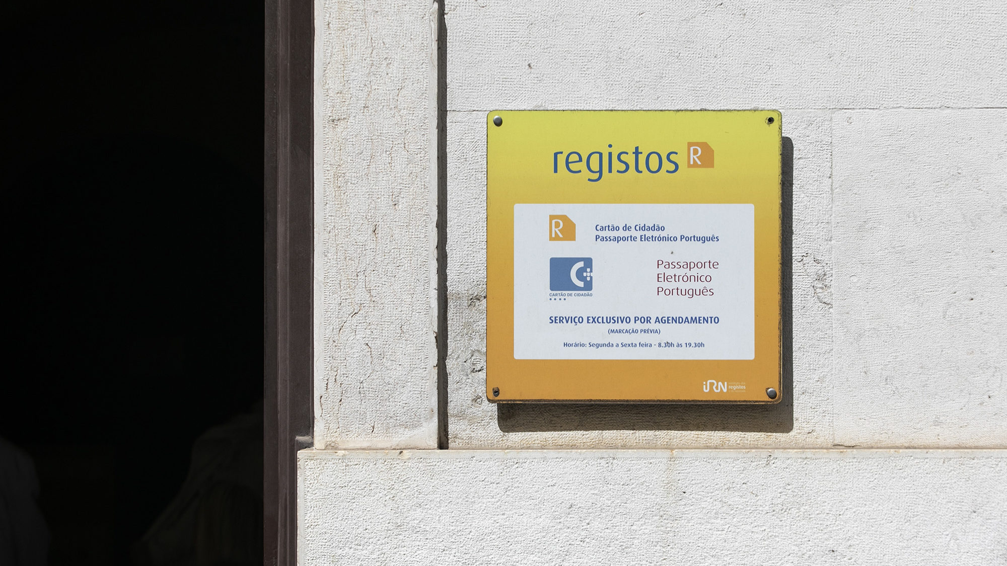 Instituto dos Registos e Notariado - balcão Lisboa-Boa Hora - 08JUL19