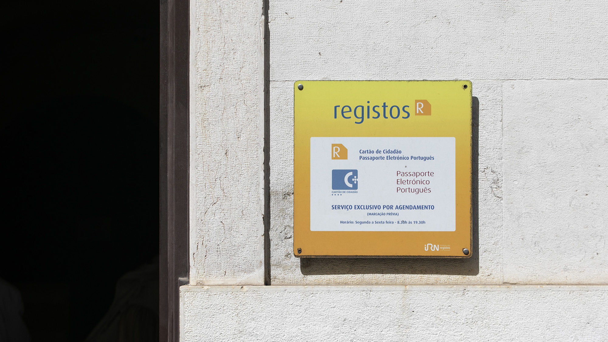 Instituto dos Registos e Notariado - balcão Lisboa-Boa Hora - 08JUL19
