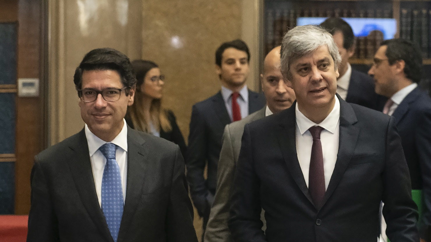 O Ministro das Finanças, Mário Centeno, apresenta em conferência de imprensa o Orçamento do Estado 2020 - 17DEZ19