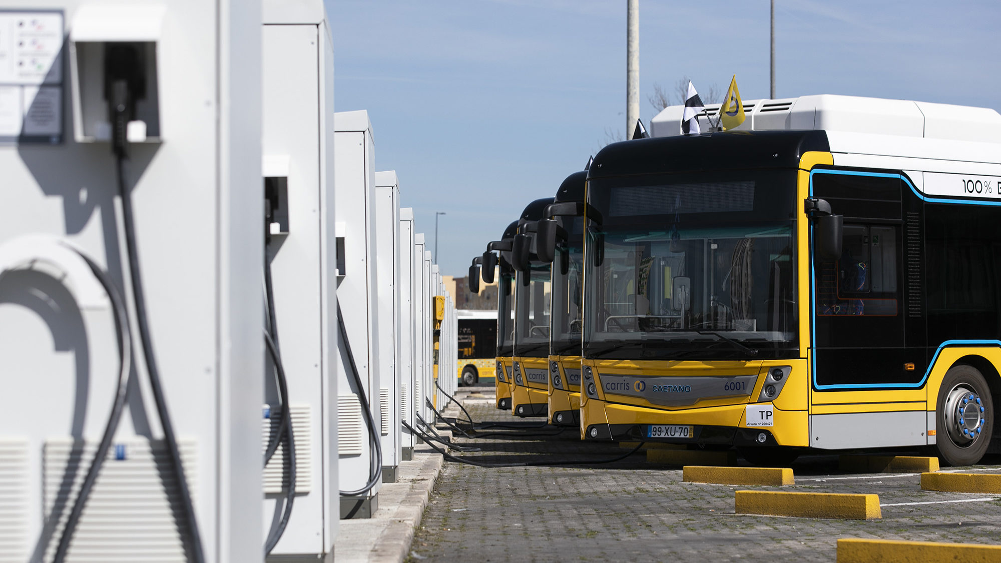 Lançamento da primeira carreira da CARRIS com autocarros elétricos - 11MAR20