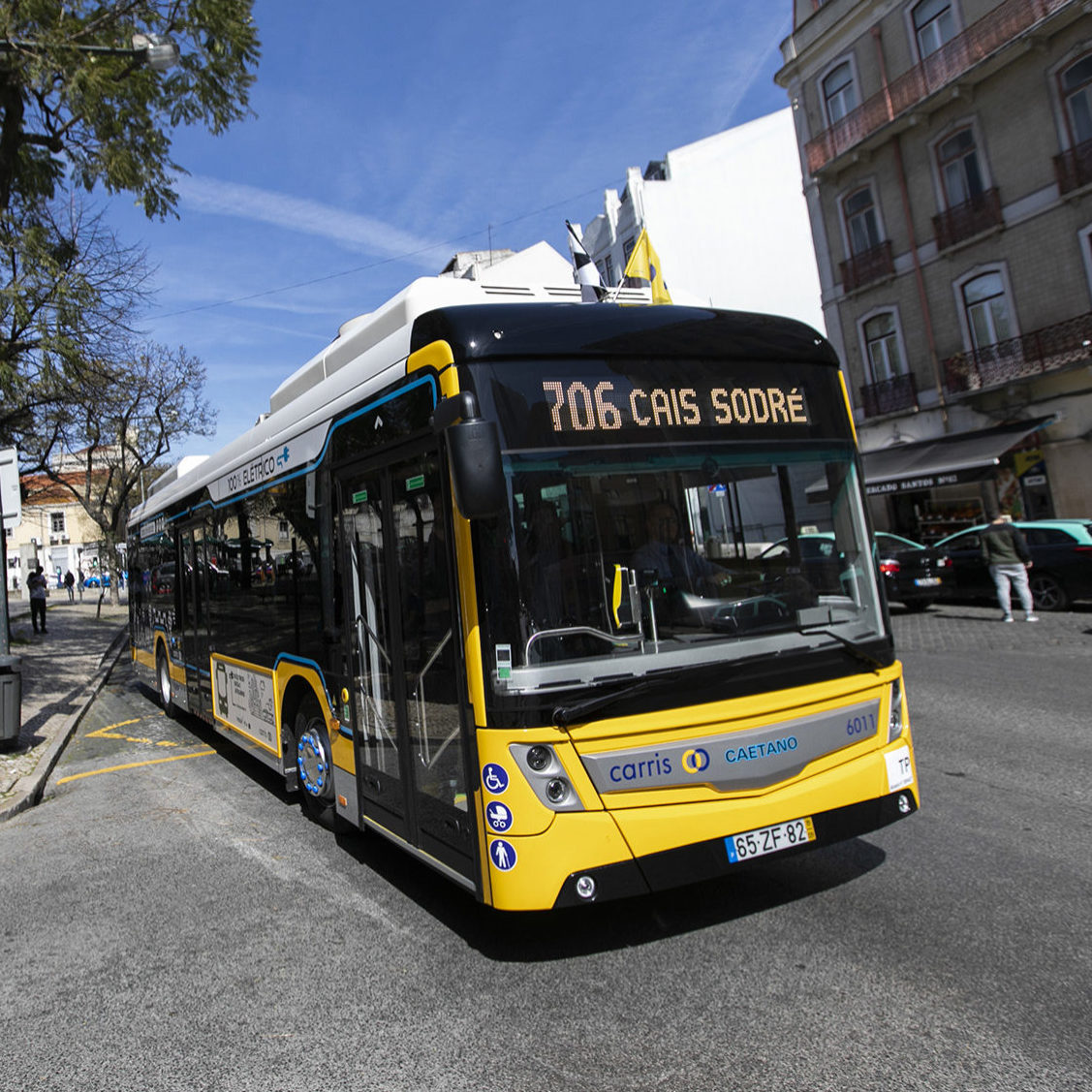 Lançamento da primeira carreira da CARRIS com autocarros elétricos - 11MAR20