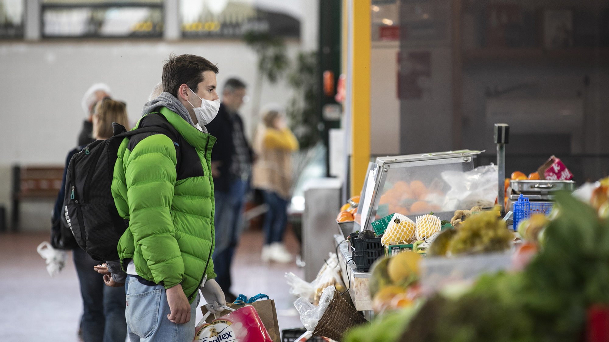 Mercado de Alvalade em tempo de pandemia - 18MAR20