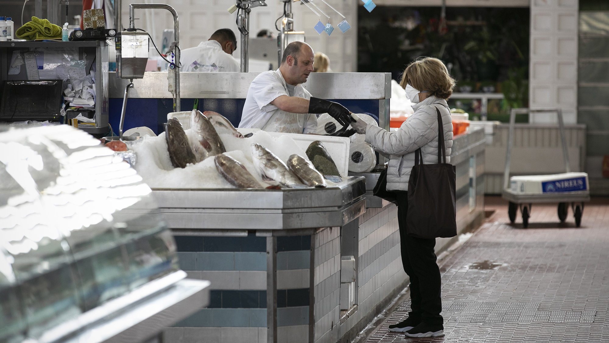 Mercado de Alvalade em tempo de pandemia - 18MAR20