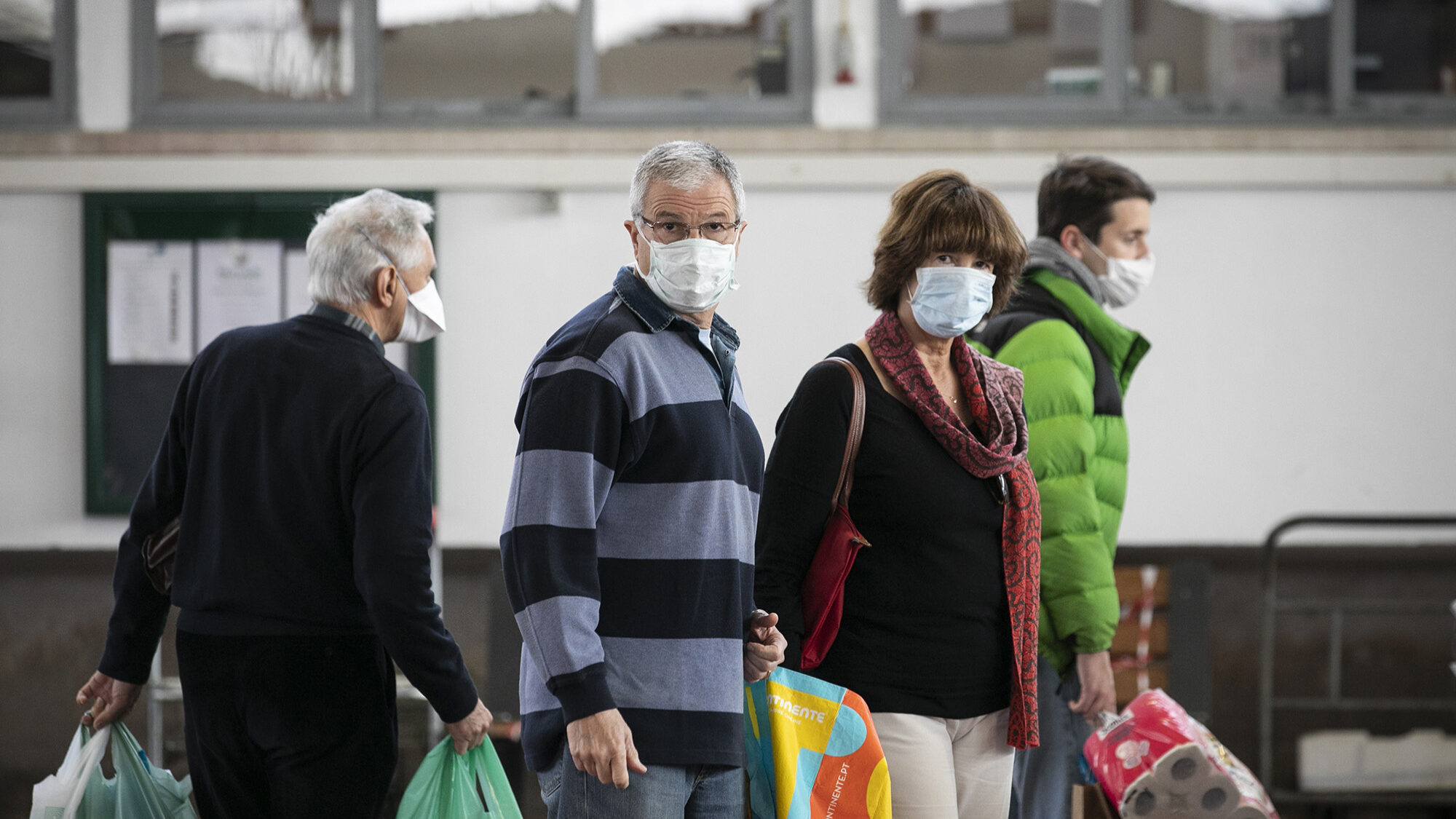 Mercado de Alvalade em tempo de pandemia - 18MAR20