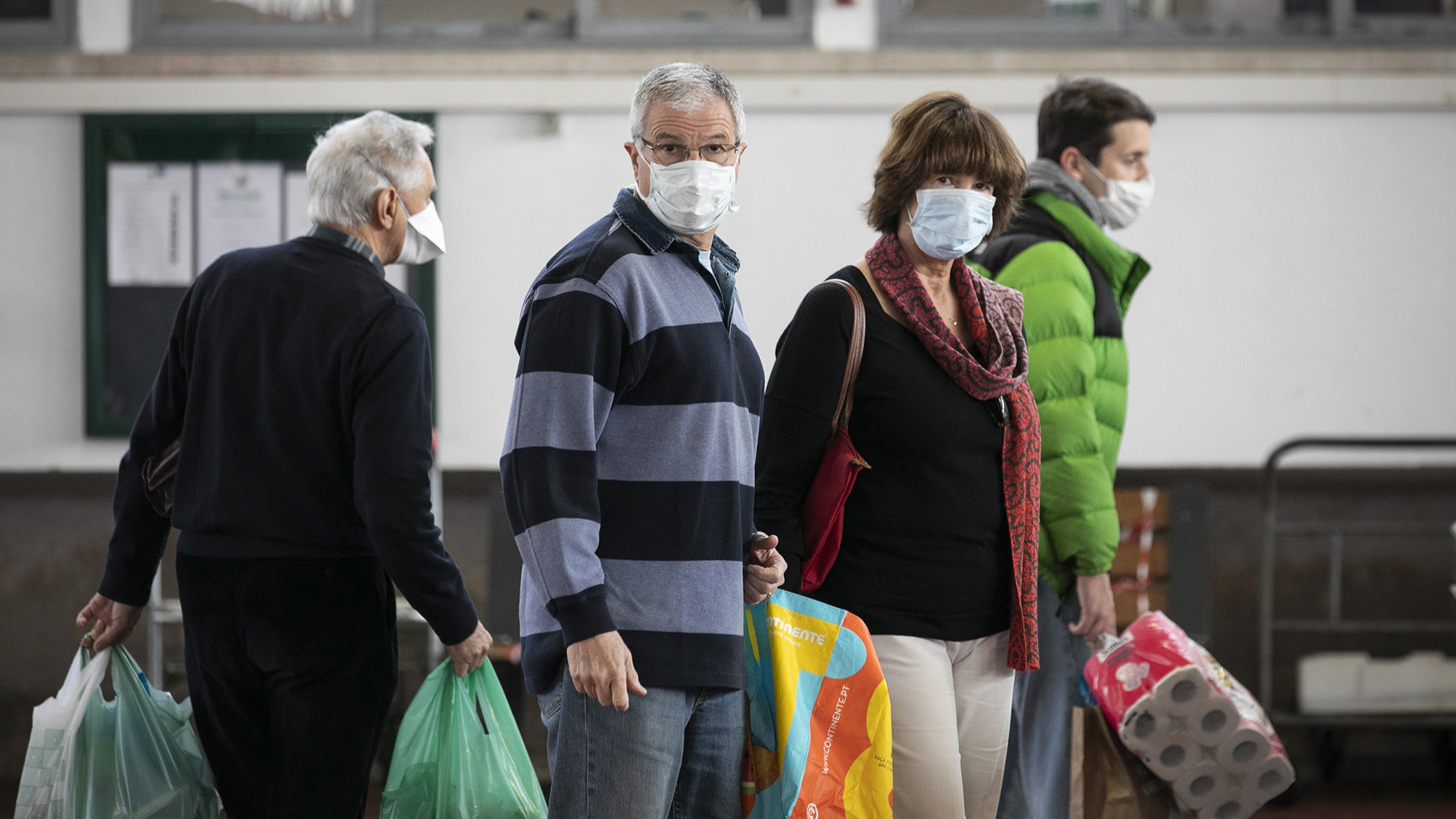 Mercado de Alvalade em tempo de pandemia - 18MAR20