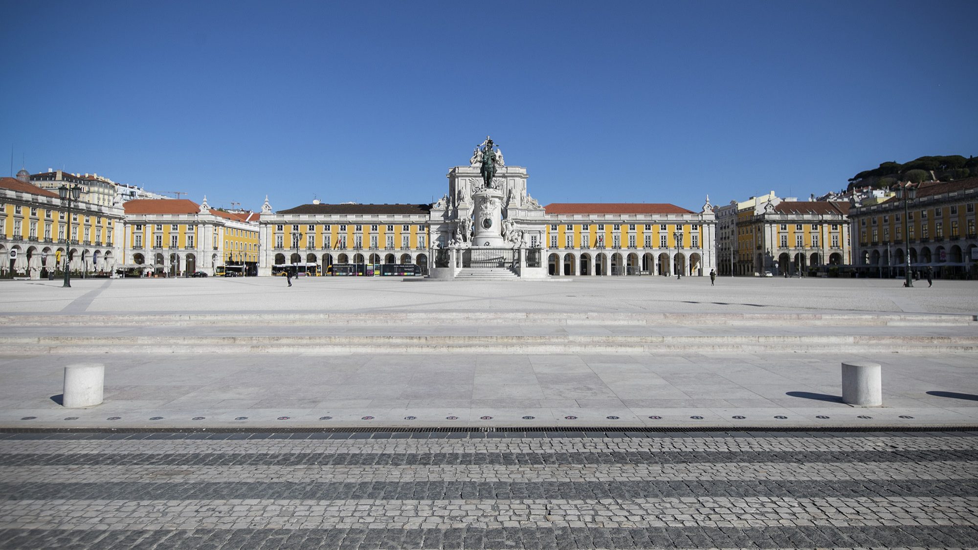 Lisboa deserta durante a pandemia de Covid19 - 31MAR20