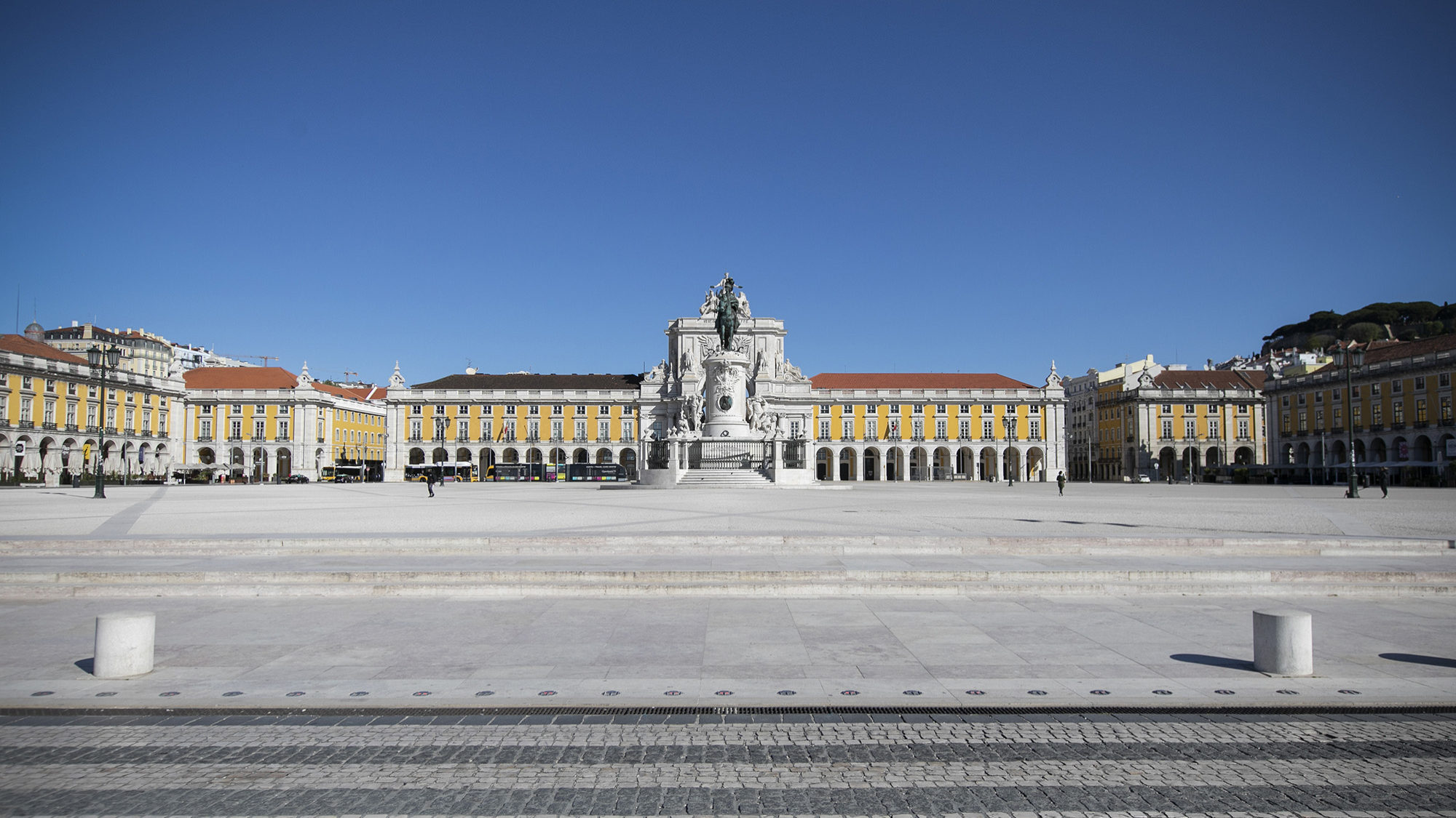 Lisboa deserta durante a pandemia de Covid19 - 31MAR20
