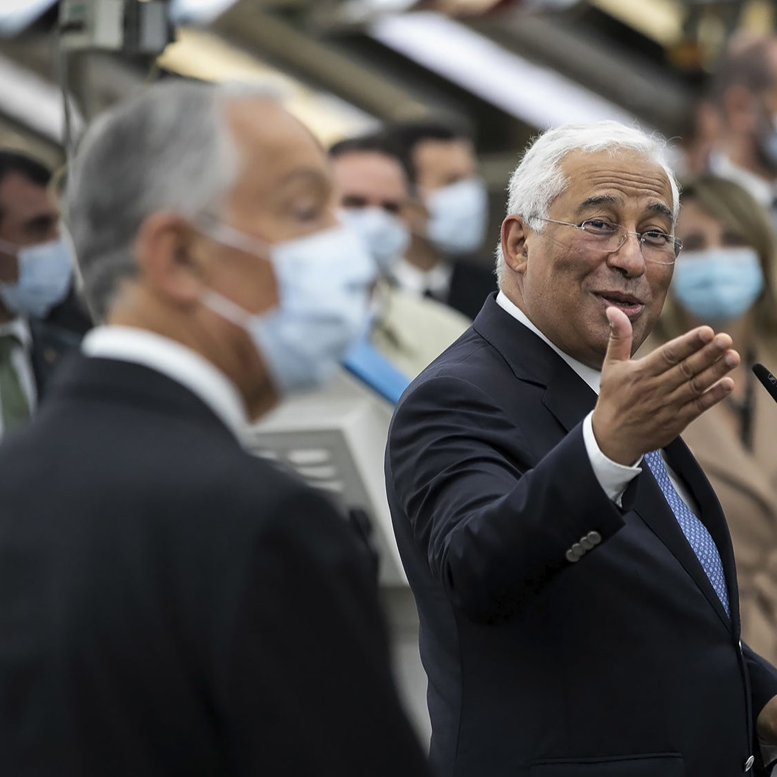 Marcelo Rebelo de Sousa e António Costa visitam Autoeuropa - 13MAI20
