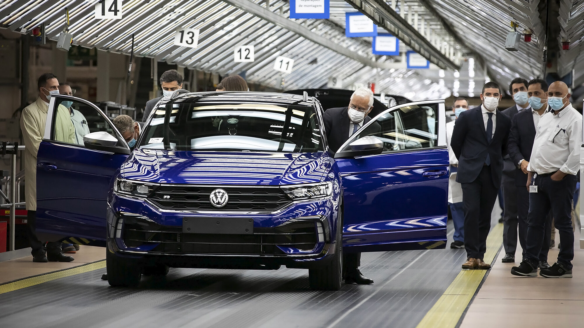 Marcelo Rebelo de Sousa e António Costa visitam Autoeuropa - 13MAI20