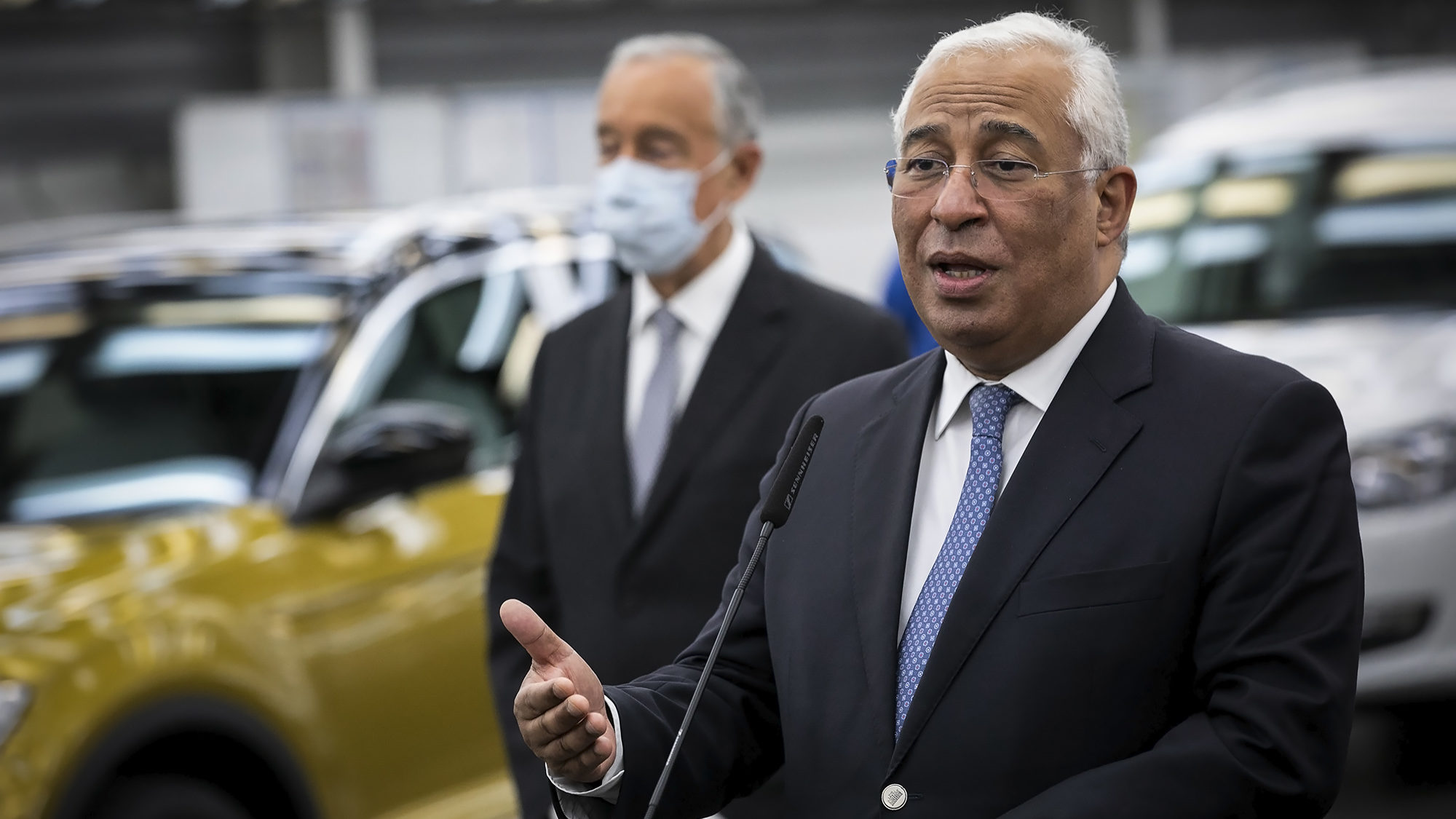 Marcelo Rebelo de Sousa e António Costa visitam Autoeuropa - 13MAI20