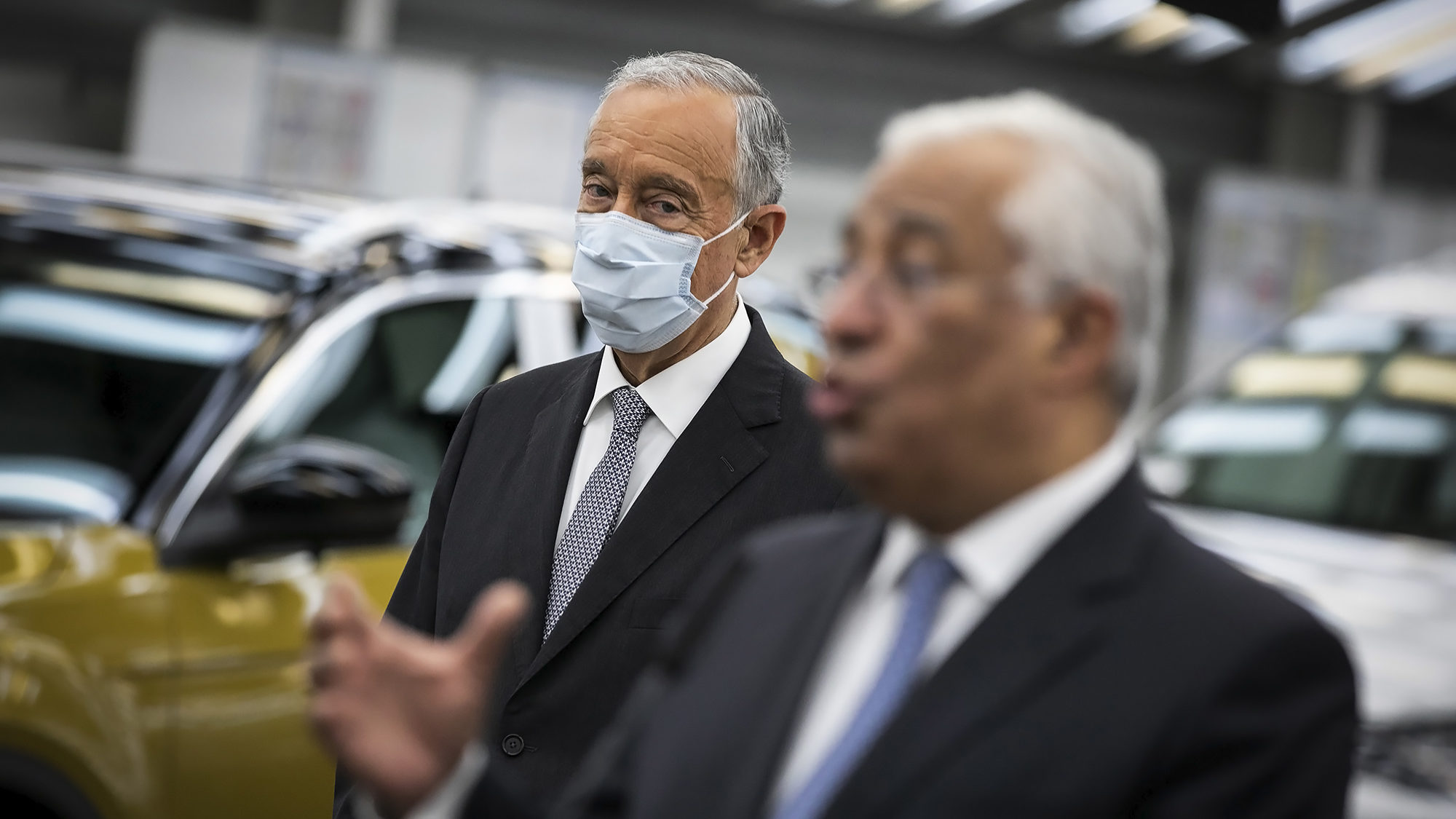 Marcelo Rebelo de Sousa e António Costa visitam Autoeuropa - 13MAI20