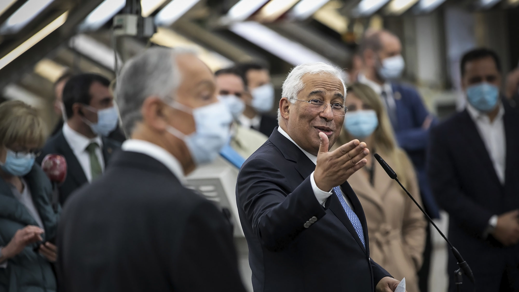 Marcelo Rebelo de Sousa e António Costa visitam Autoeuropa - 13MAI20