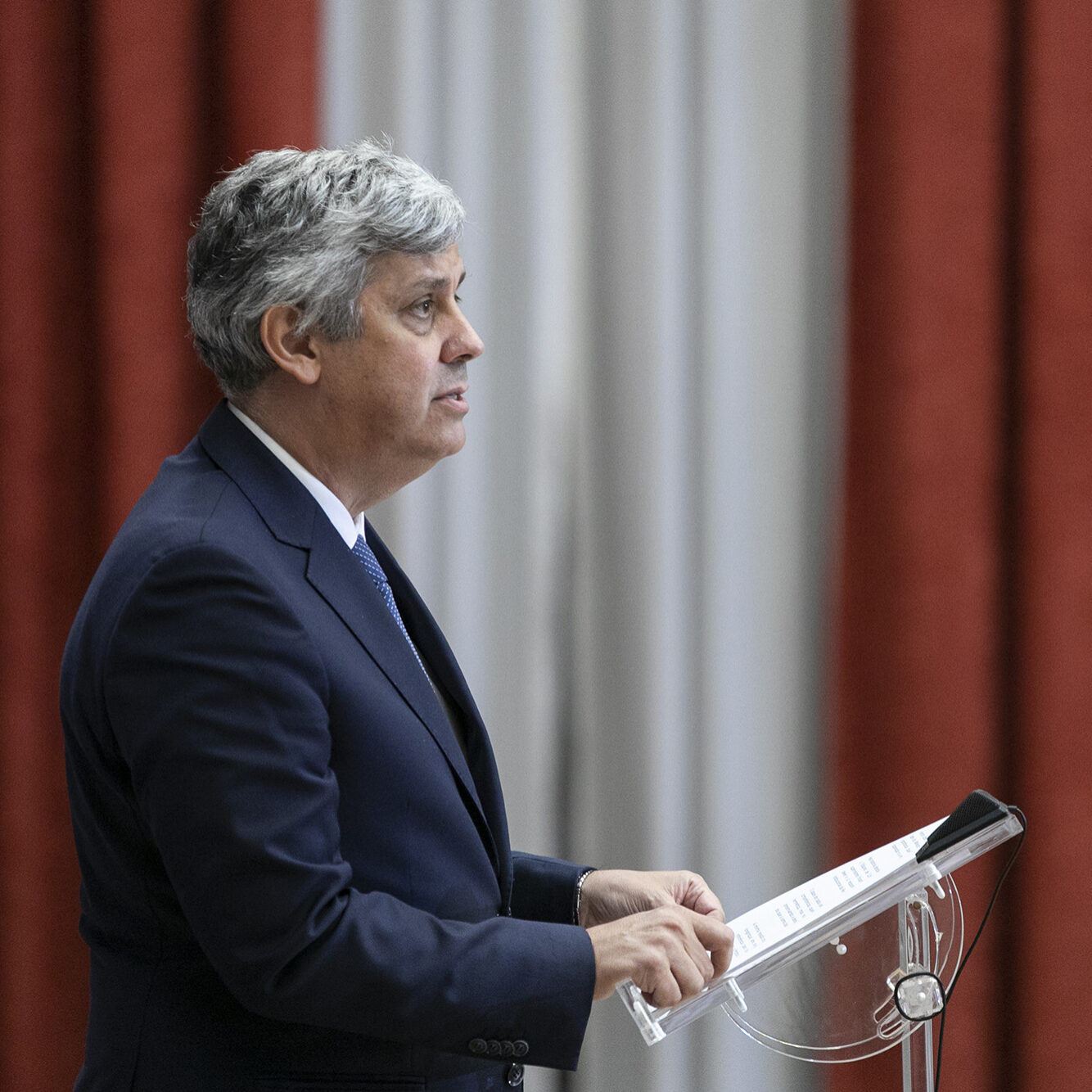 Tomada de posse do novo Governador do Banco de Portugal, Mário Centeno - 20JUL20