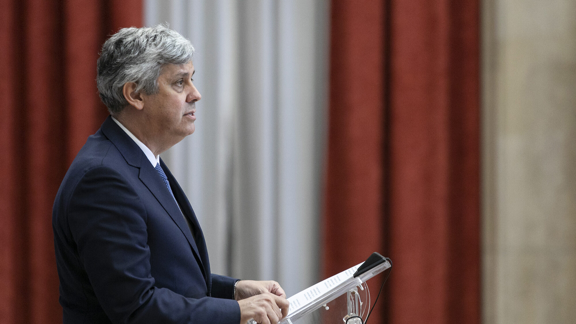 Tomada de posse do novo Governador do Banco de Portugal, Mário Centeno - 20JUL20