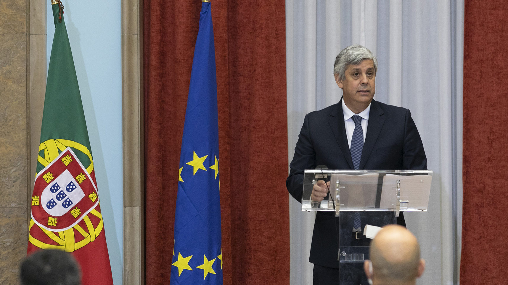 Tomada de posse do novo Governador do Banco de Portugal, Mário Centeno - 20JUL20