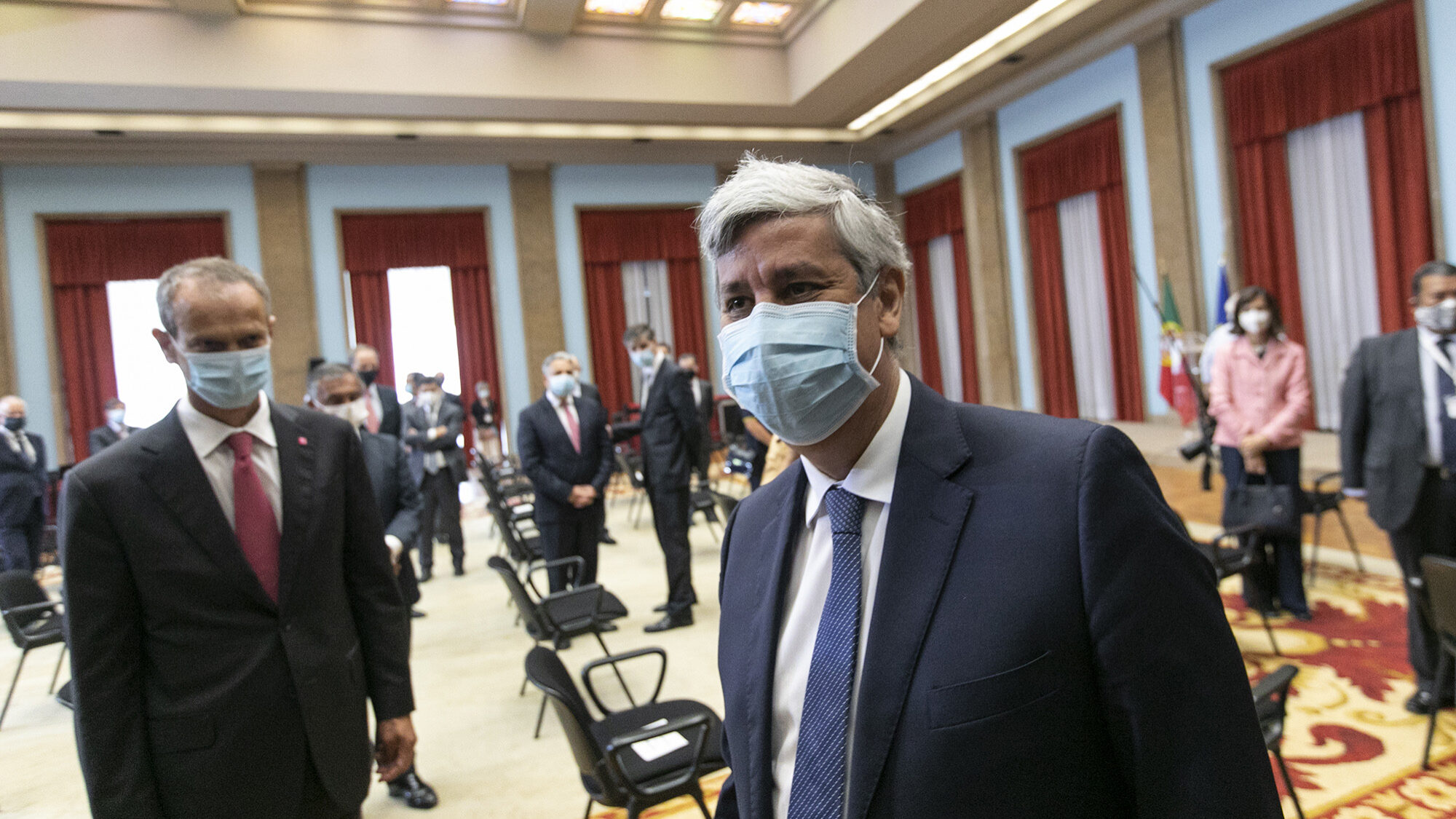 Tomada de posse do novo Governador do Banco de Portugal, Mário Centeno - 20JUL20