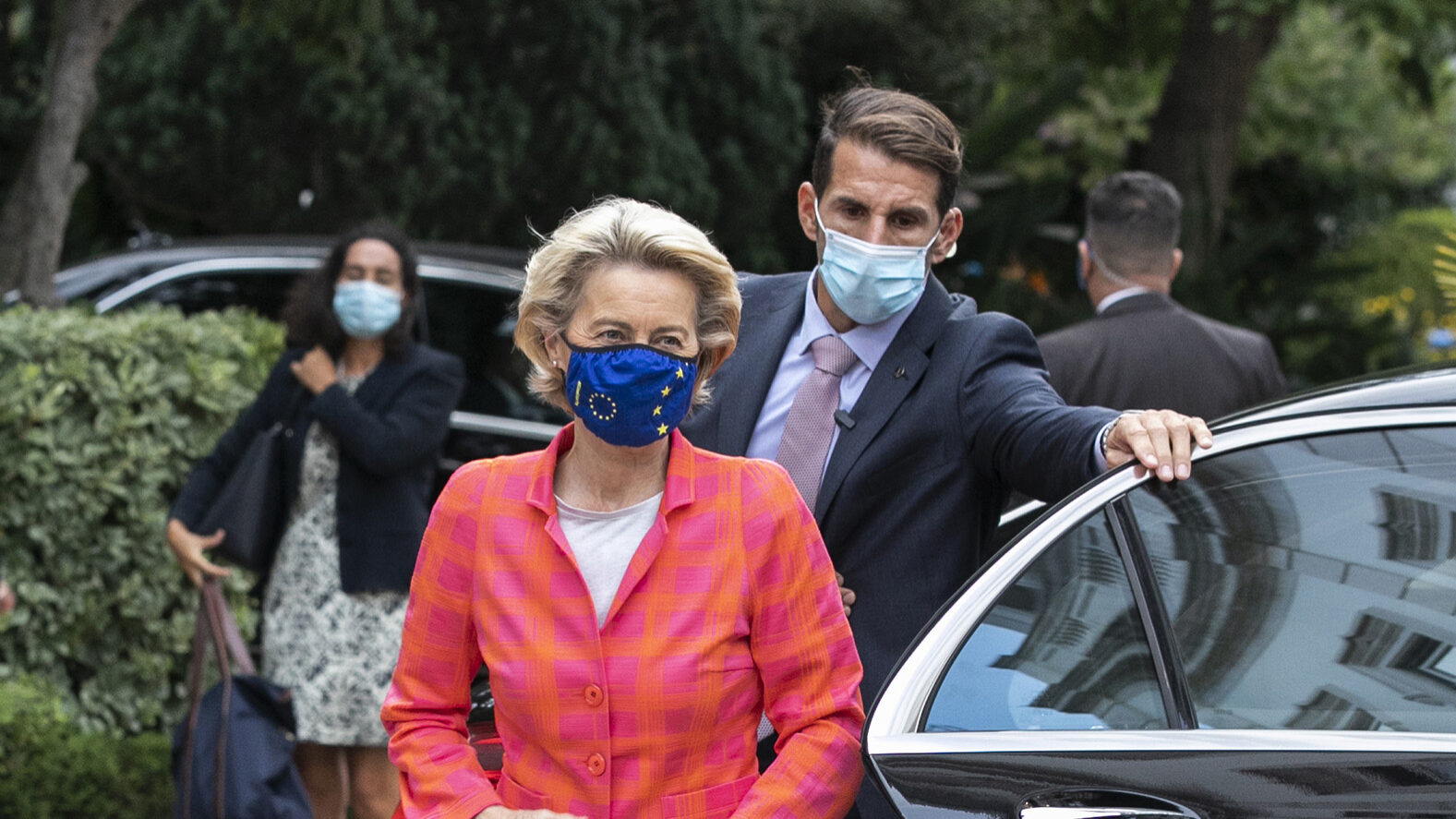 António Costa recebe a presidente da Comissão Europeia Ursula Von Der Leyen no Palácio de São Bento - 28SET20