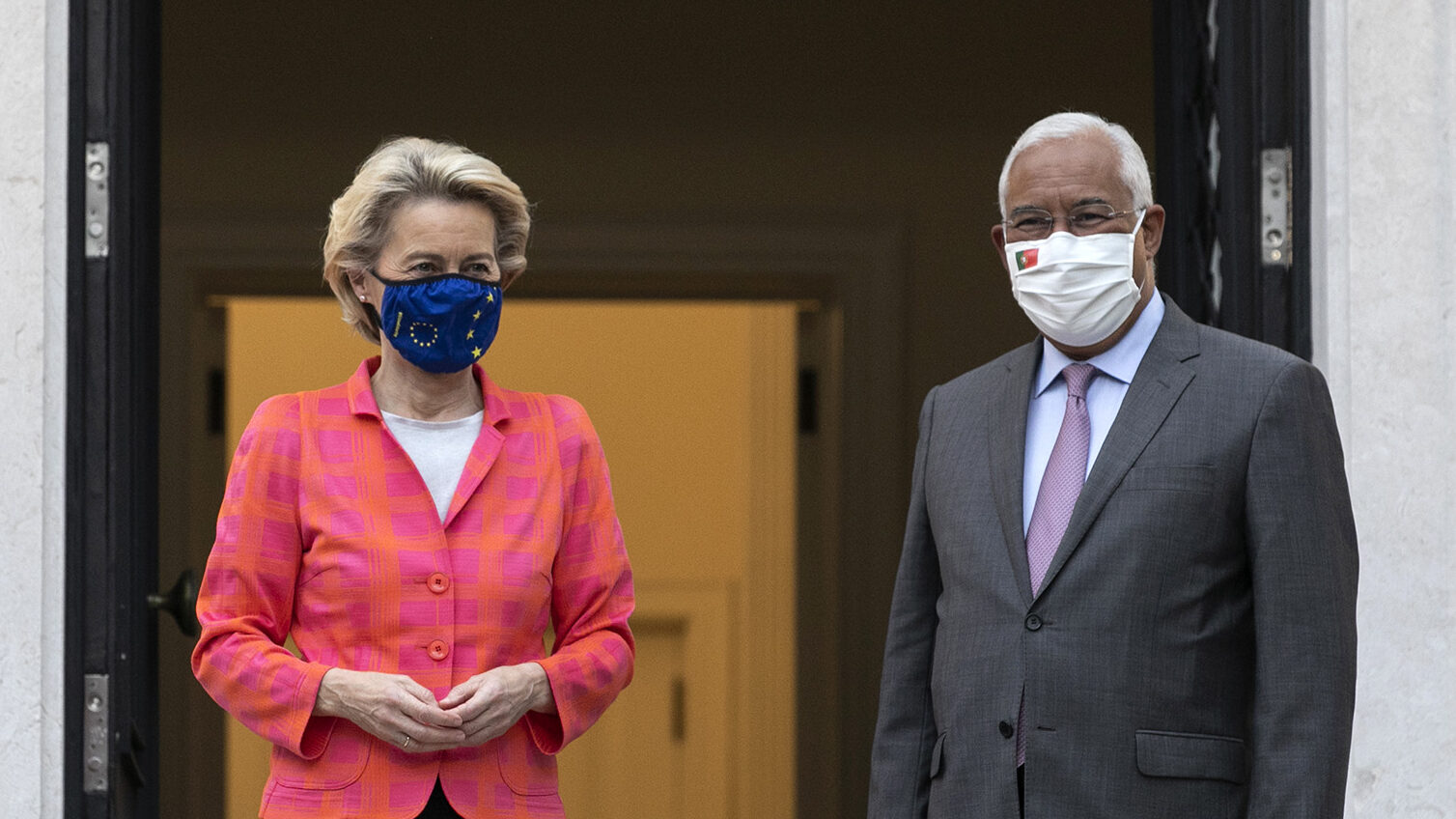 António Costa recebe a presidente da Comissão Europeia Ursula Von Der Leyen no Palácio de São Bento - 28SET20