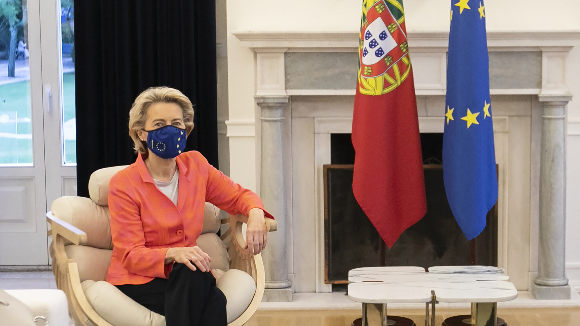 António Costa recebe a presidente da Comissão Europeia Ursula Von Der Leyen no Palácio de São Bento - 28SET20