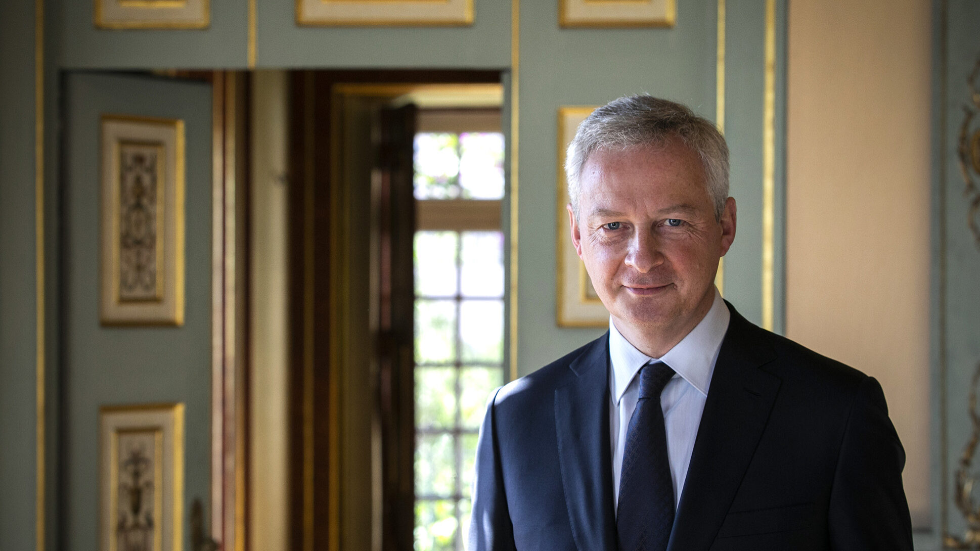 Bruno Le Maire, Ministro das Finanças de França, em conversa informal com os jornalistas - 03DEZ20