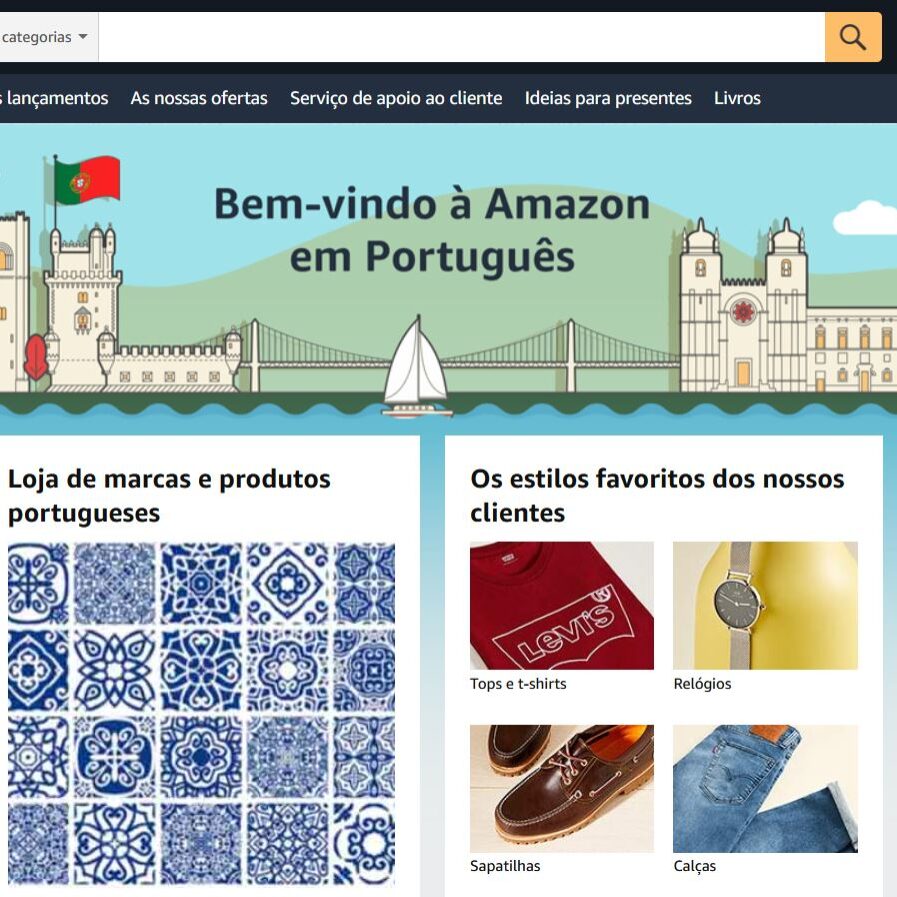 Amazon lança site em português de Portugal ECO