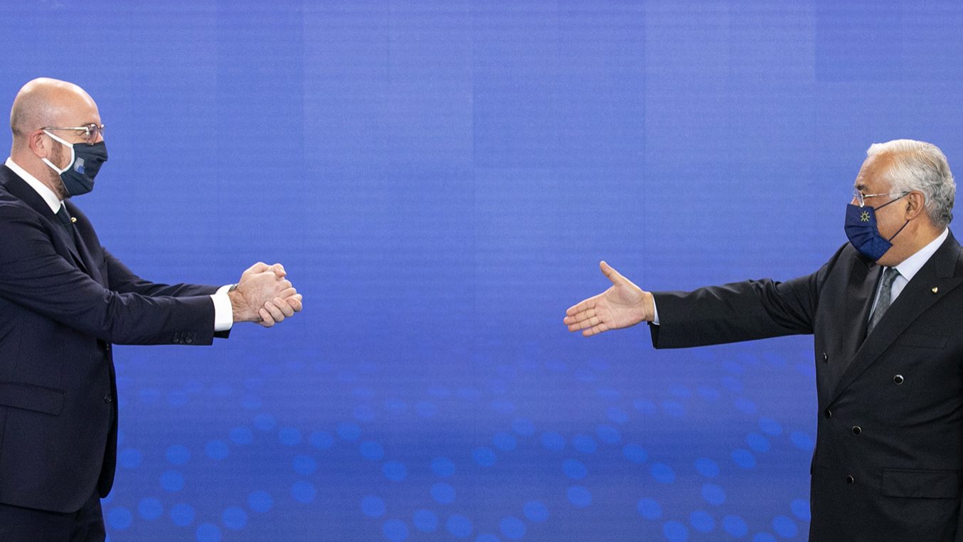 O presidente do Conselho Europeu Charles Michel de visita a Lisboa - 05JAN21