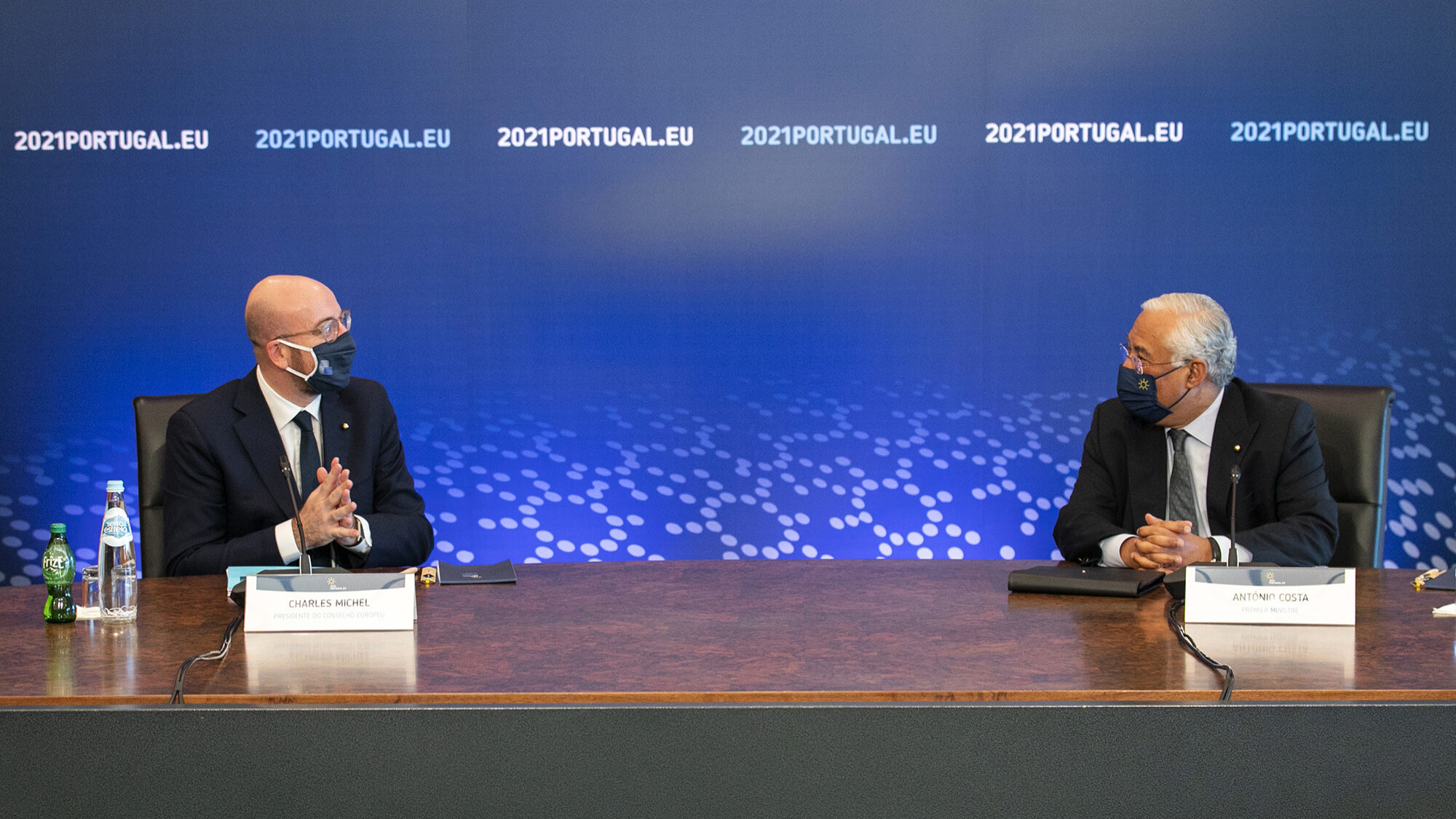 O presidente do Conselho Europeu Charles Michel de visita a Lisboa - 05JAN21