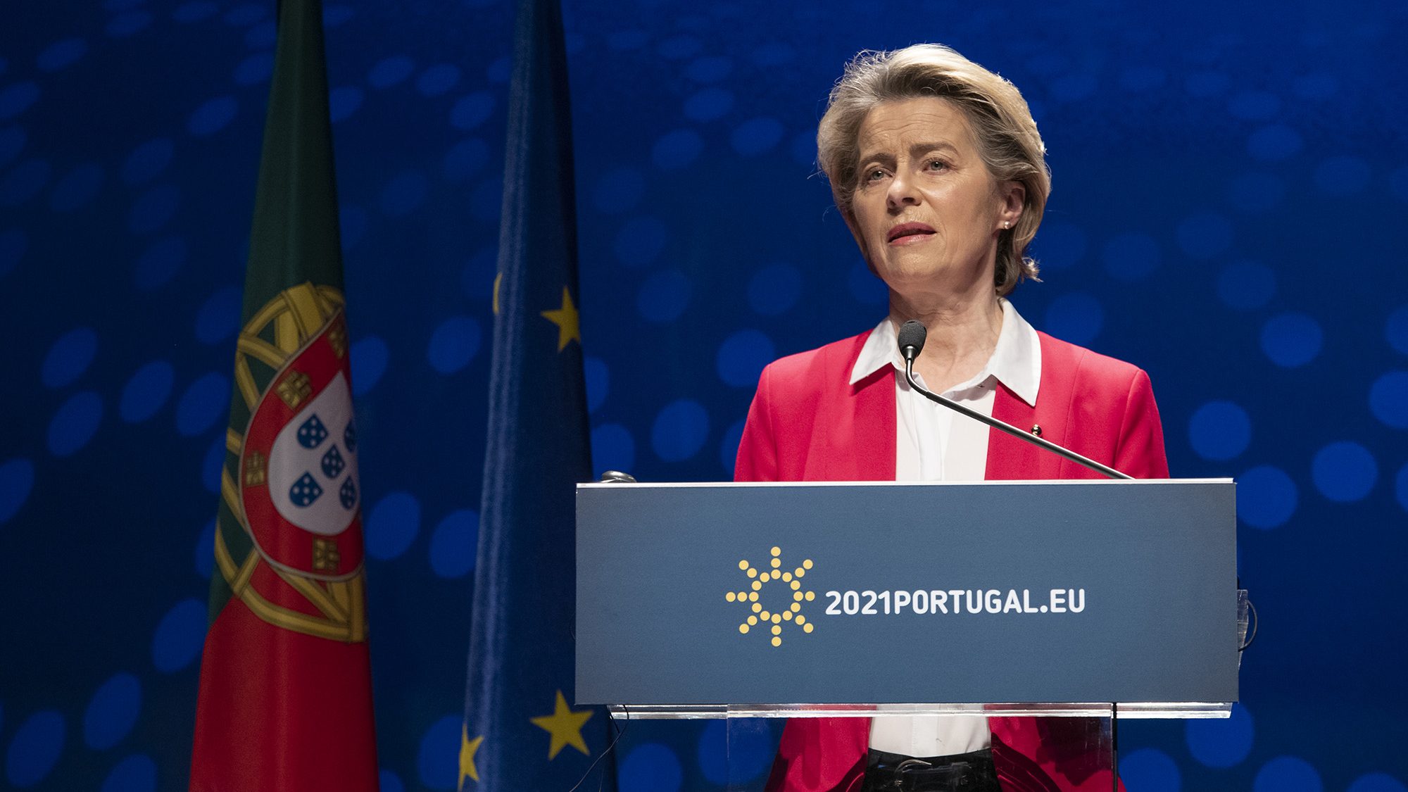 Ursula Von der Leyen visita Lisboa a propósito da Presidência do Conselho Europeu - 15JAN21