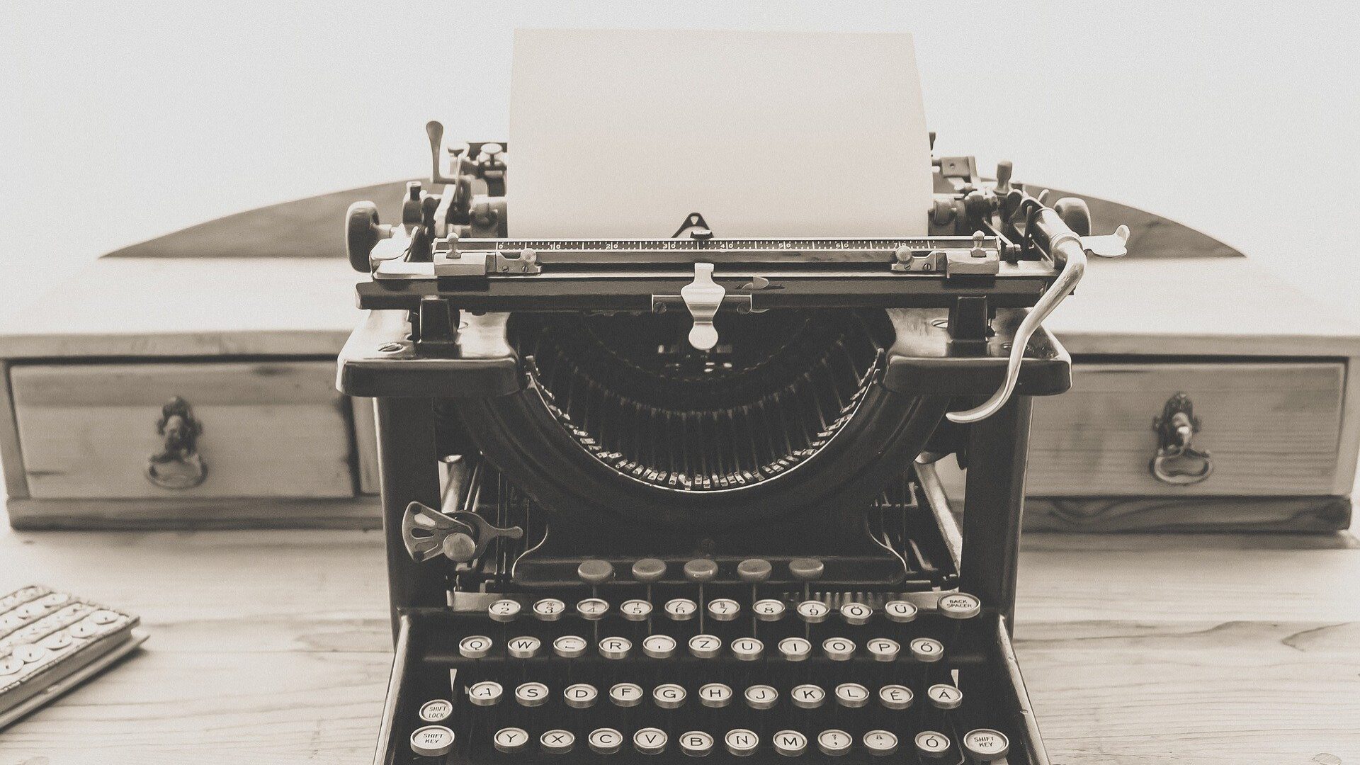 máquina de escrever