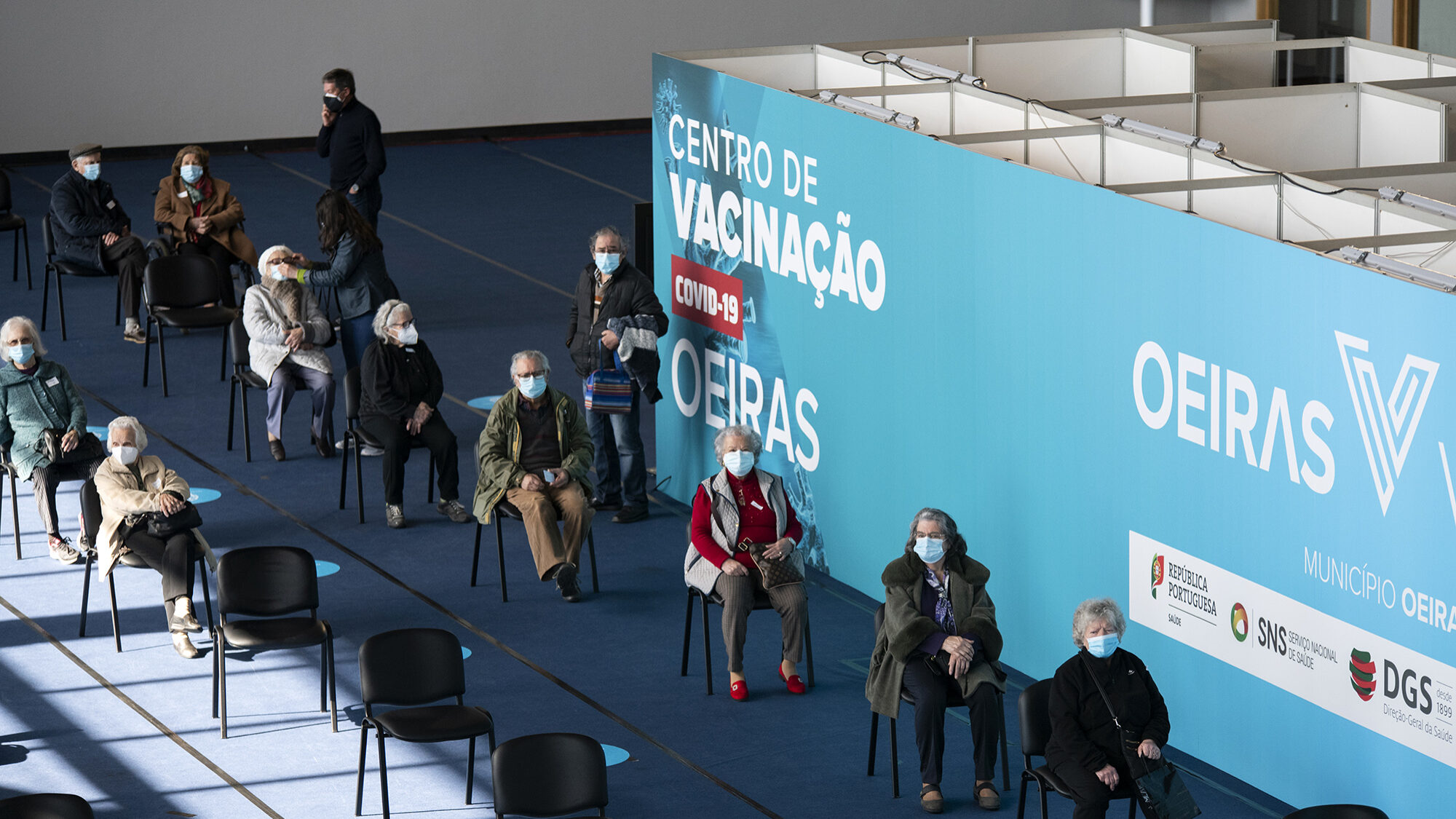 Centro de Vacinação de Oeiras - 15FEV21