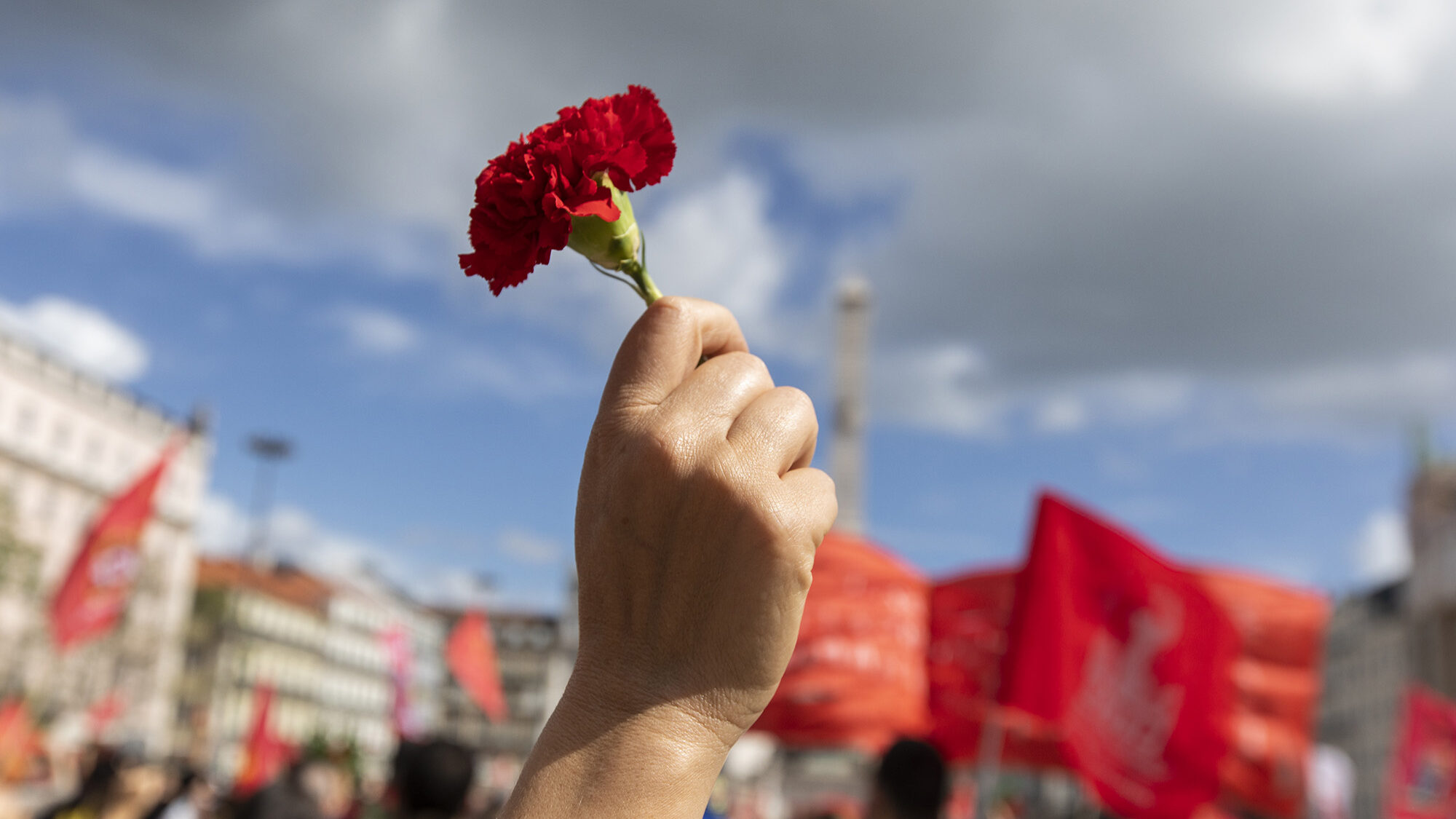 Desfile de comemoração do 25 de Abril na Av. da Liberdade - 25ABR21