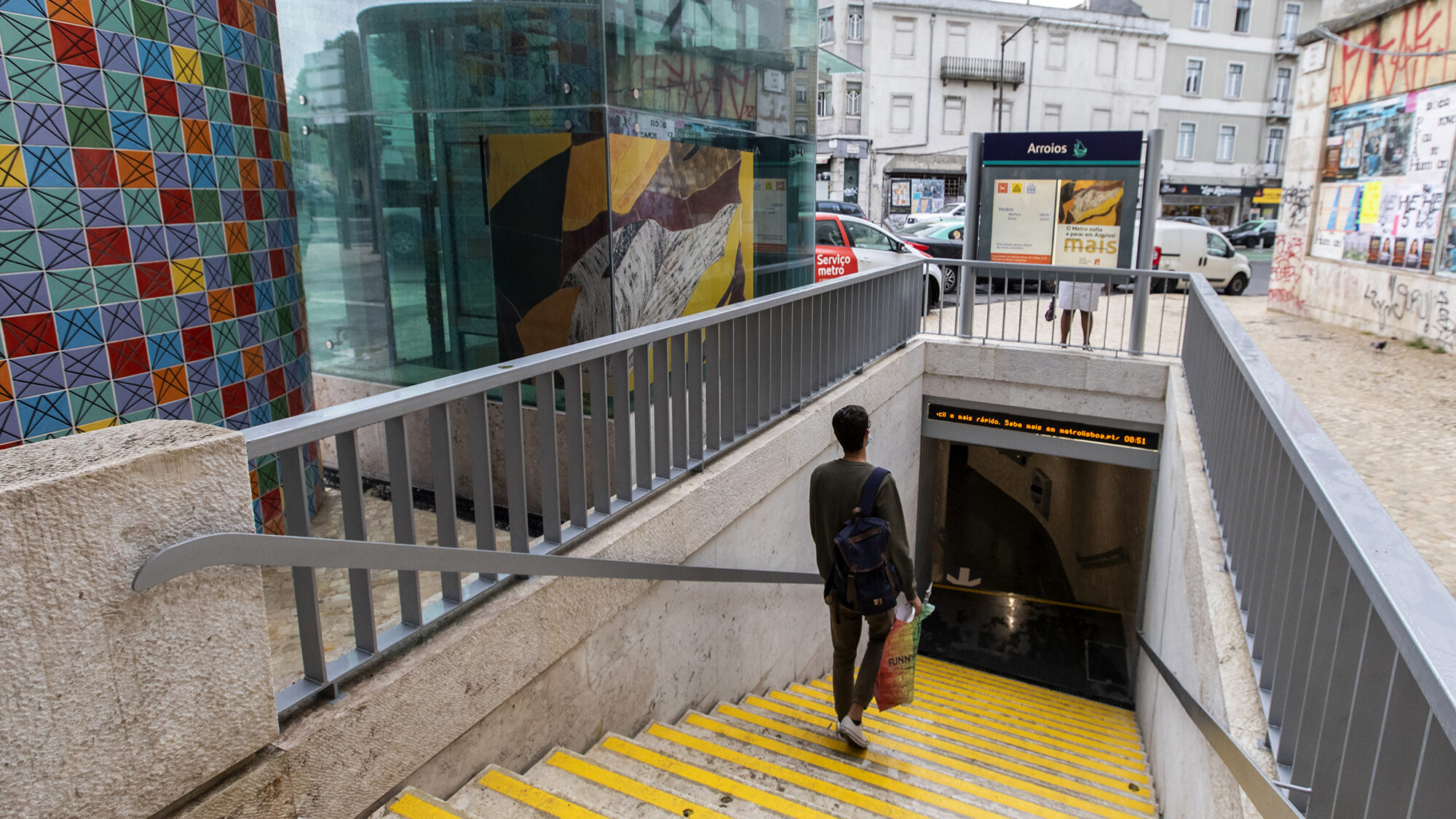 Reabertura da estação de metro de Arroios - 14SET21