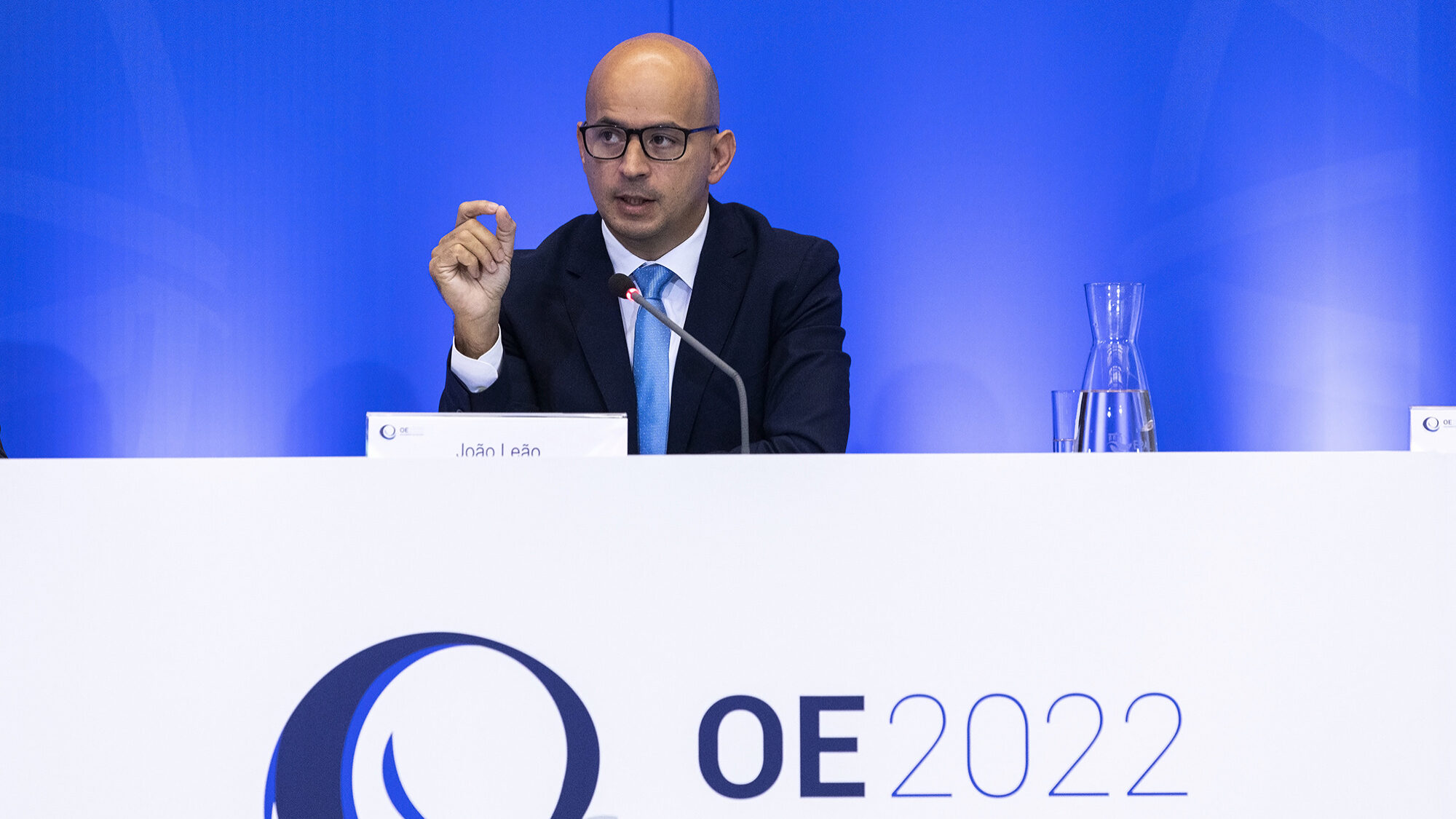 Conferência de imprensa de apresentação da proposta de Orçamento do Estado 2022 no Ministério das Finanças - 12OUT21
