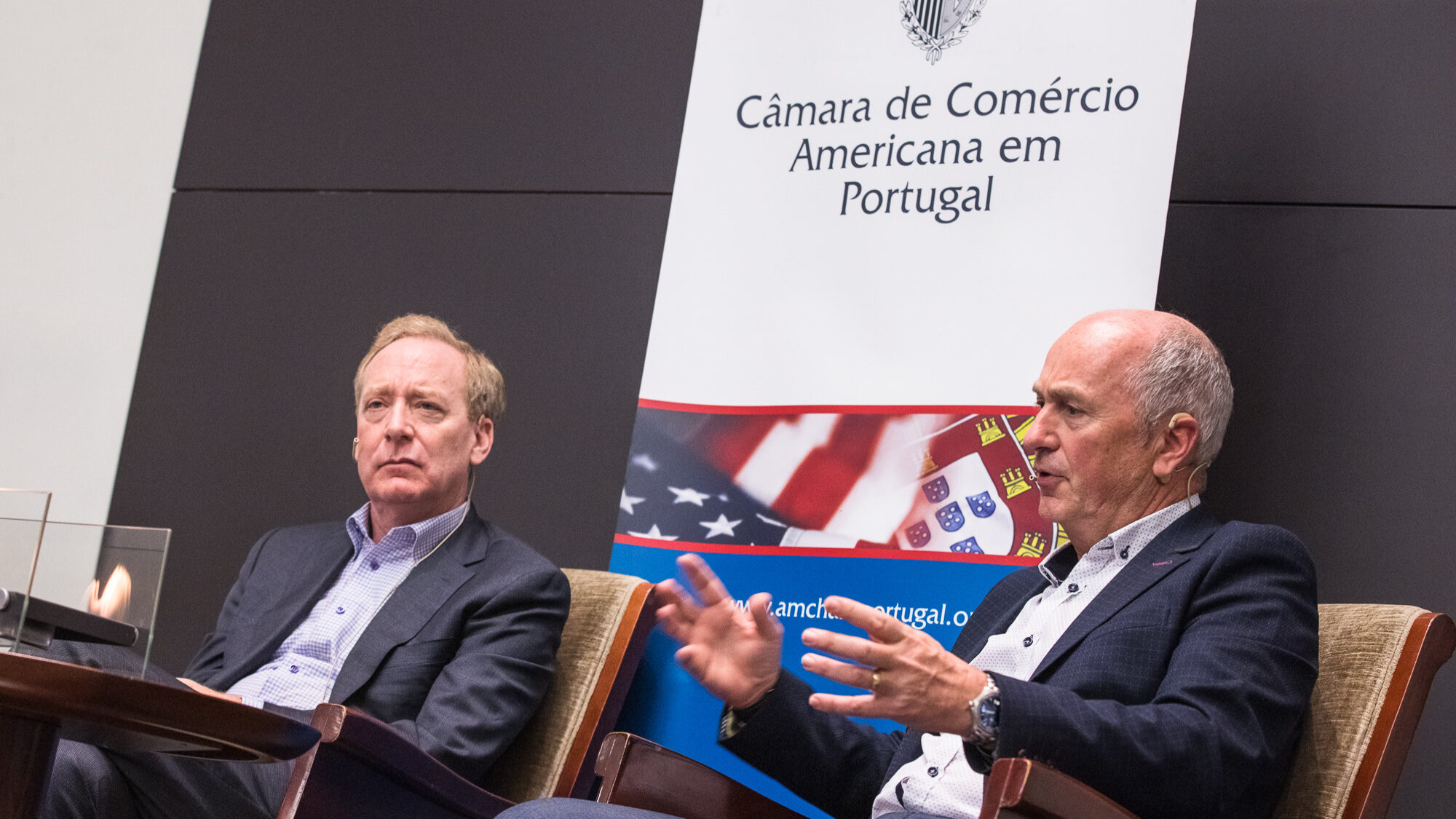 Talk da Câmara de Comércio Americana em Portugal com Andy Brown e Brad Smith - 04NOV21
