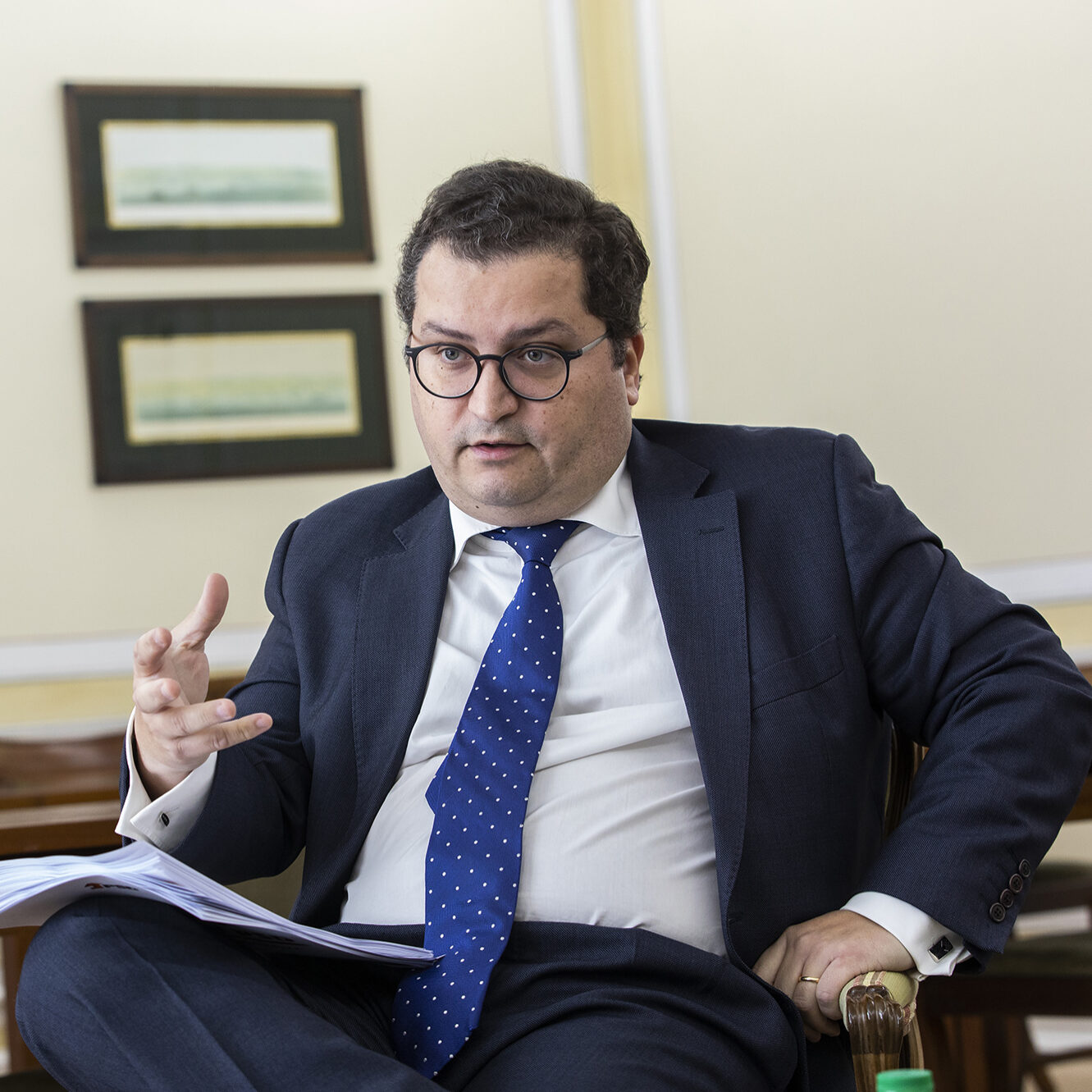 Joaquim Miranda Sarmento, presidente do Conselho Estratégico Nacional e Coordenador das Finanças Públicas do PSD, em entrevista ao ECO - 10JAN22