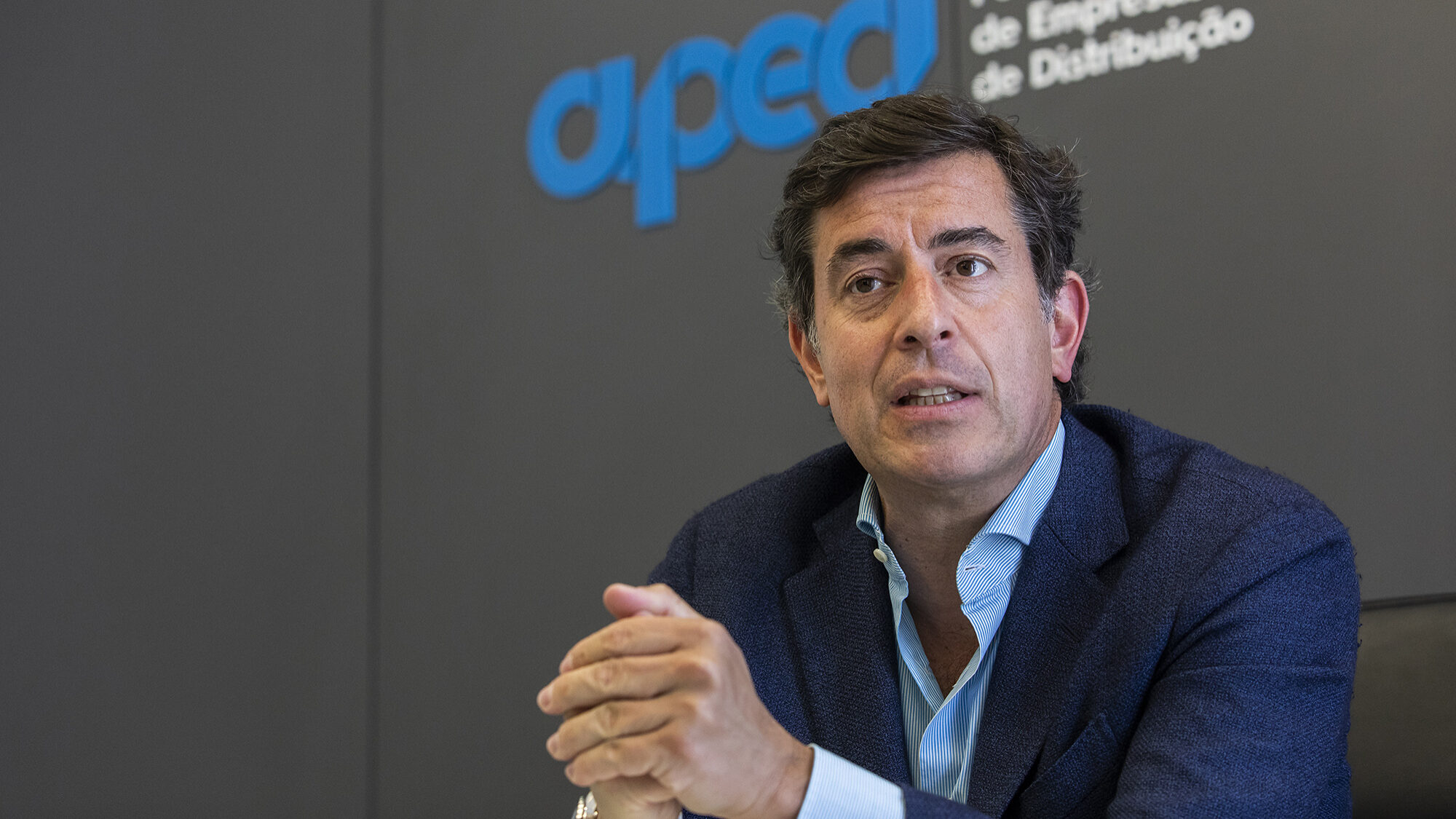 Gonçalo Lobo Xavier, diretor-geral da APED, em entrevista ao ECO - 19ABR22