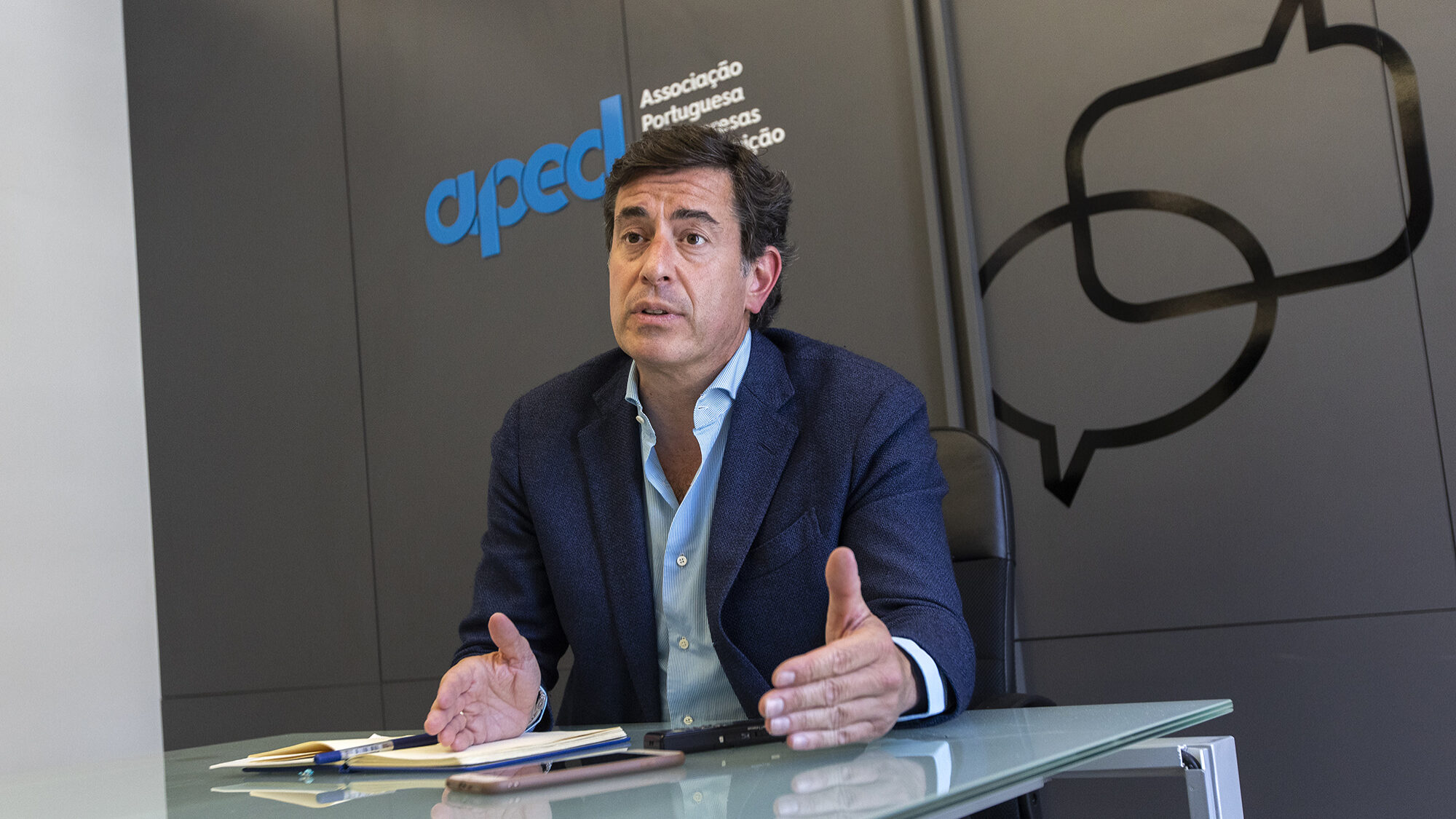Gonçalo Lobo Xavier, diretor-geral da APED, em entrevista ao ECO - 19ABR22
