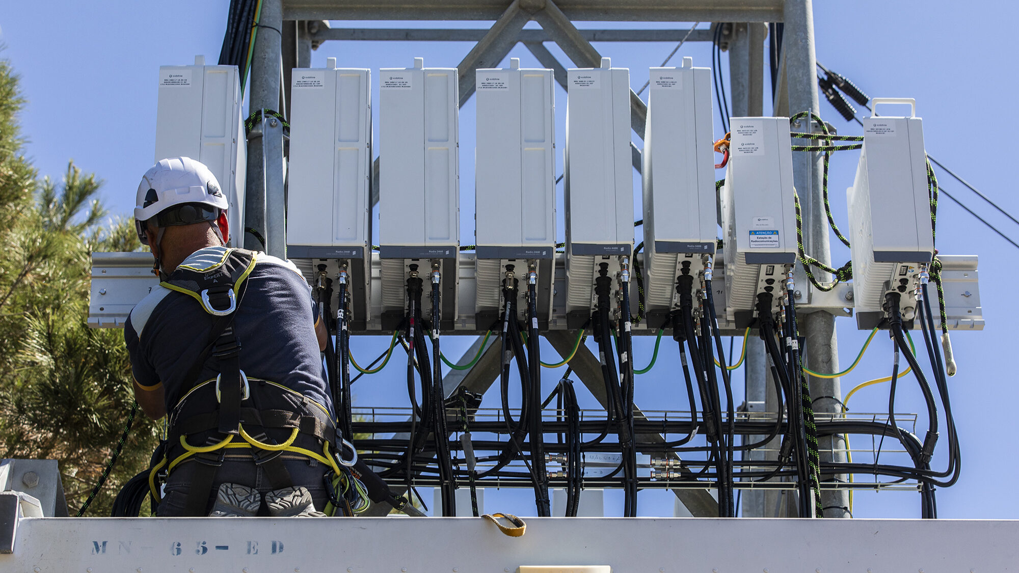 Instalação da rede de telecomunicações e 5G no Rock in Rio Lisboa - 07JUN22